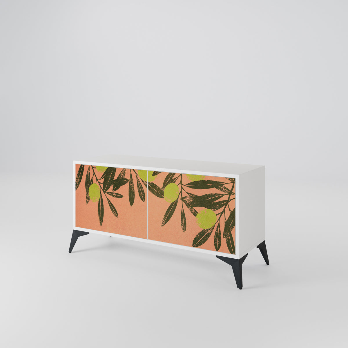 JUICY OLIVES Mueble de TV Compacto de 2 puertas