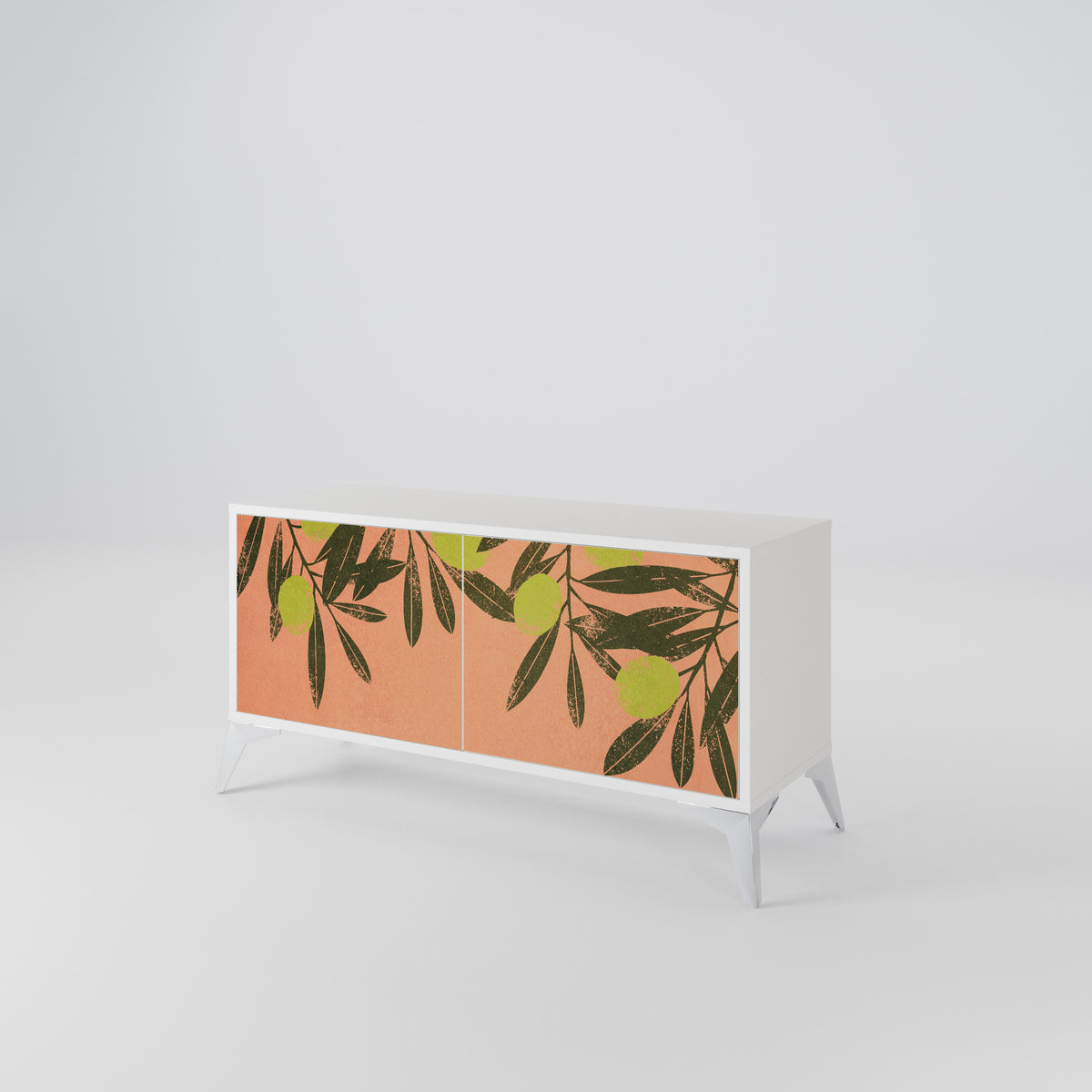 JUICY OLIVES Mueble de TV Compacto de 2 puertas