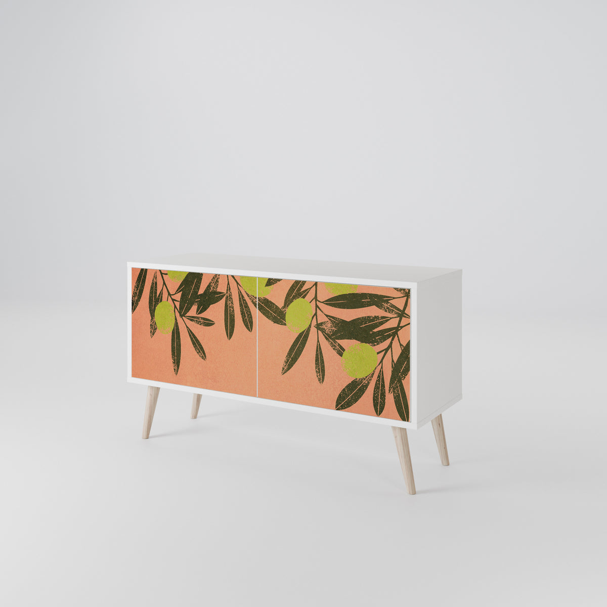 JUICY OLIVES Mueble de TV Compacto de 2 puertas