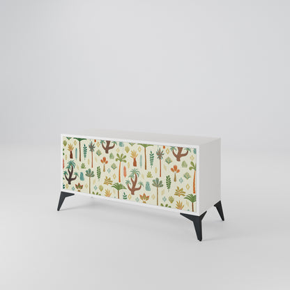 PALM SPRING Mueble de TV Compacto de 2 puertas