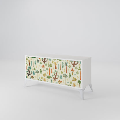 PALM SPRING Mueble de TV Compacto de 2 puertas