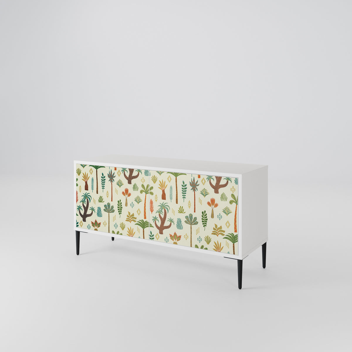 PALM SPRING Mueble de TV Compacto de 2 puertas