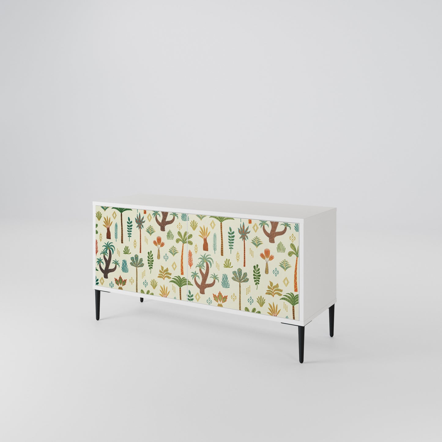 PALM SPRING Mueble de TV Compacto de 2 puertas