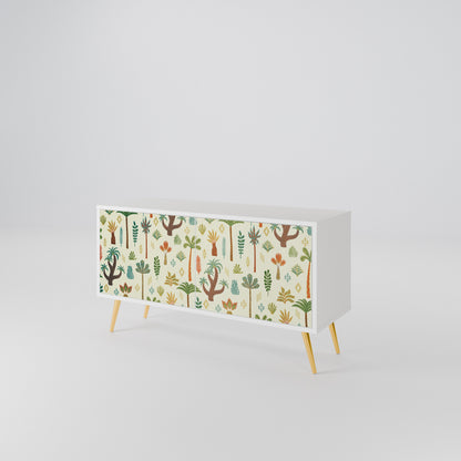 PALM SPRING Mueble de TV Compacto de 2 puertas