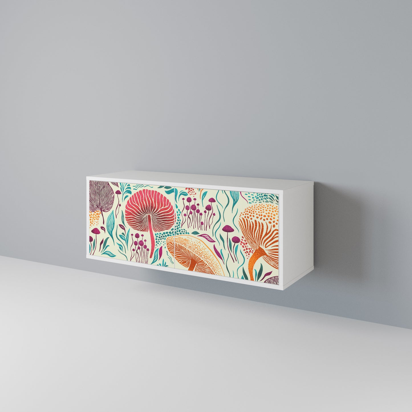 FUNGUS FANTASY Mueble de TV Compacto de 2 puertas