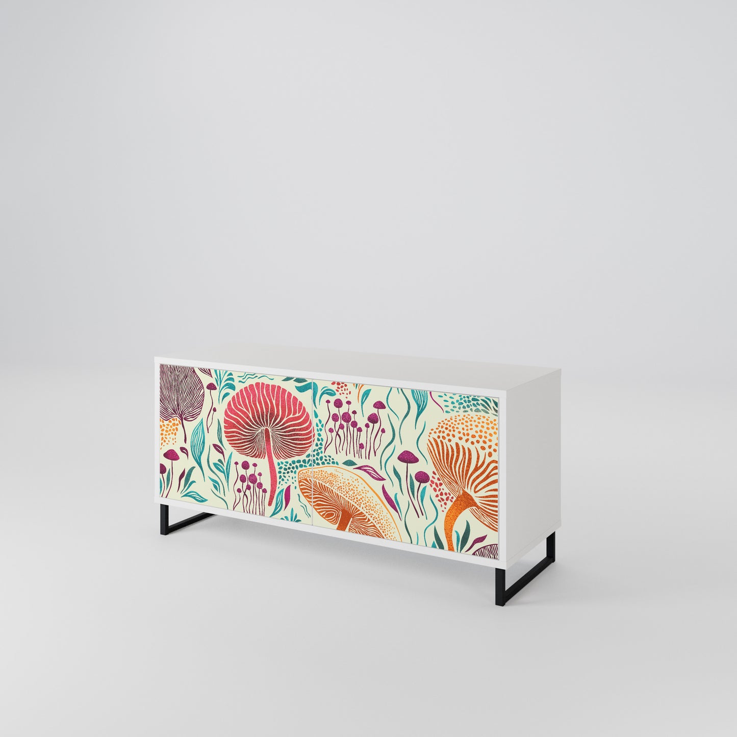 FUNGUS FANTASY Mueble de TV Compacto de 2 puertas