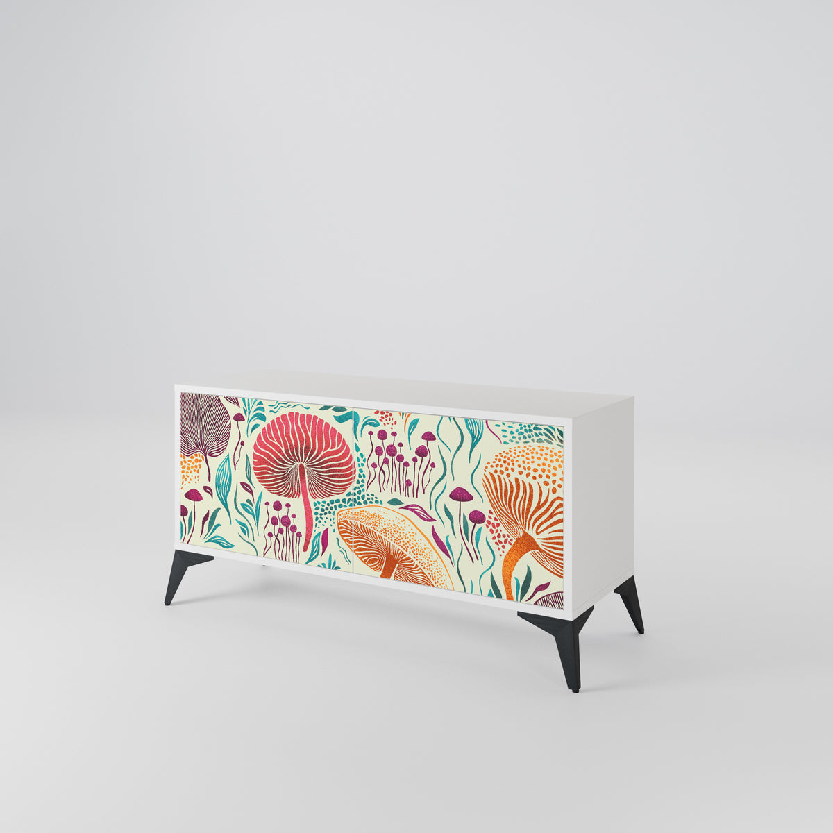 FUNGUS FANTASY Mueble de TV Compacto de 2 puertas