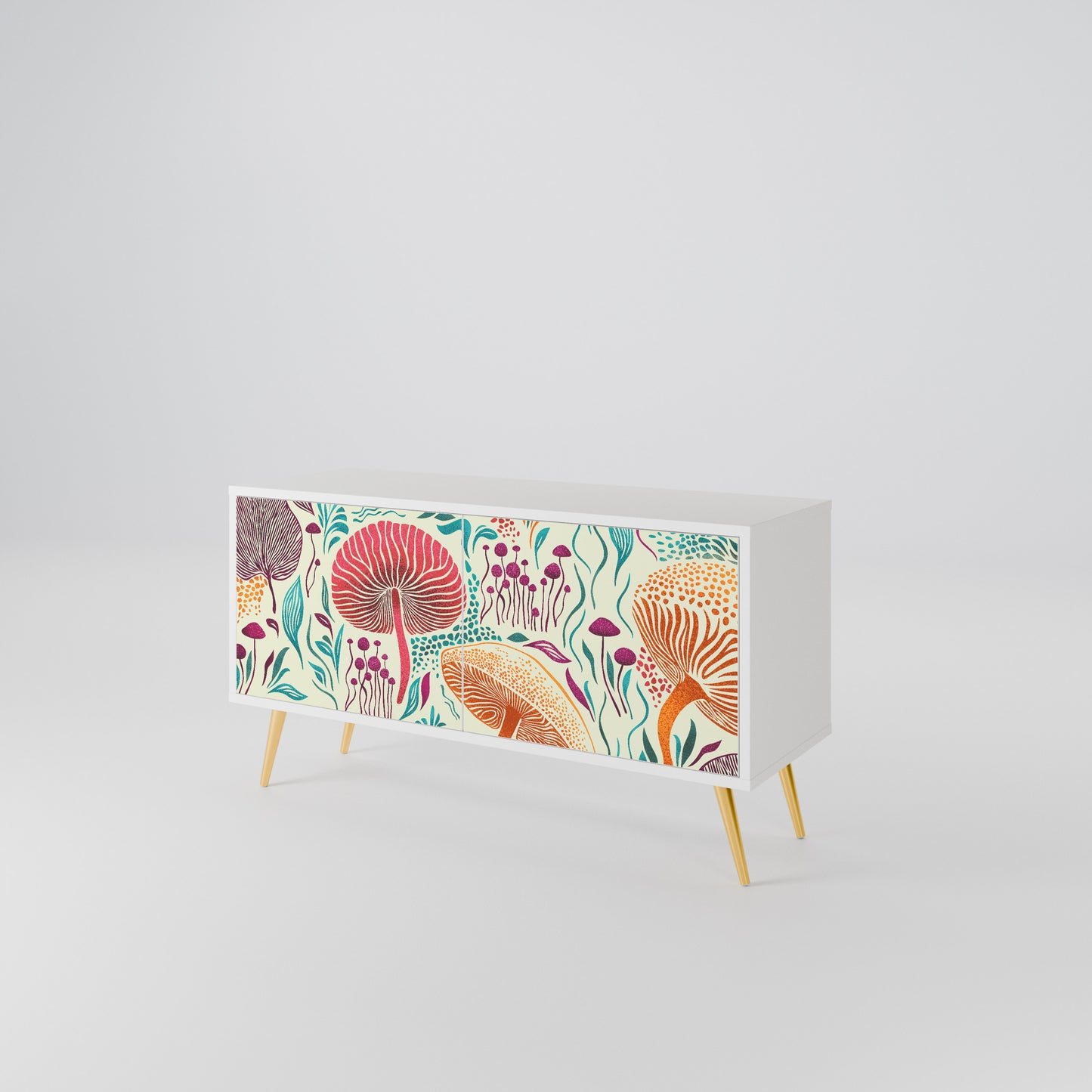 FUNGUS FANTASY Mueble de TV Compacto de 2 puertas