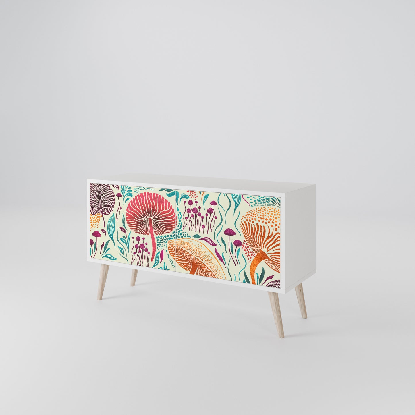 FUNGUS FANTASY Mueble de TV Compacto de 2 puertas