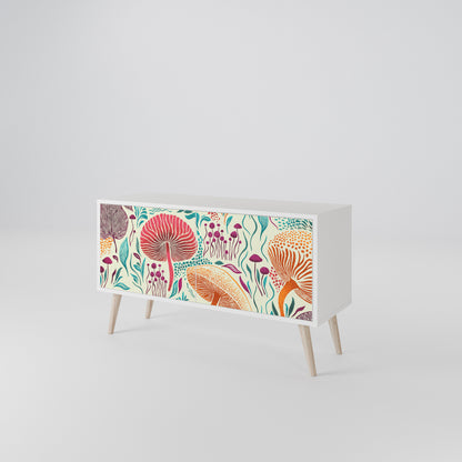 FUNGUS FANTASY Mueble de TV Compacto de 2 puertas
