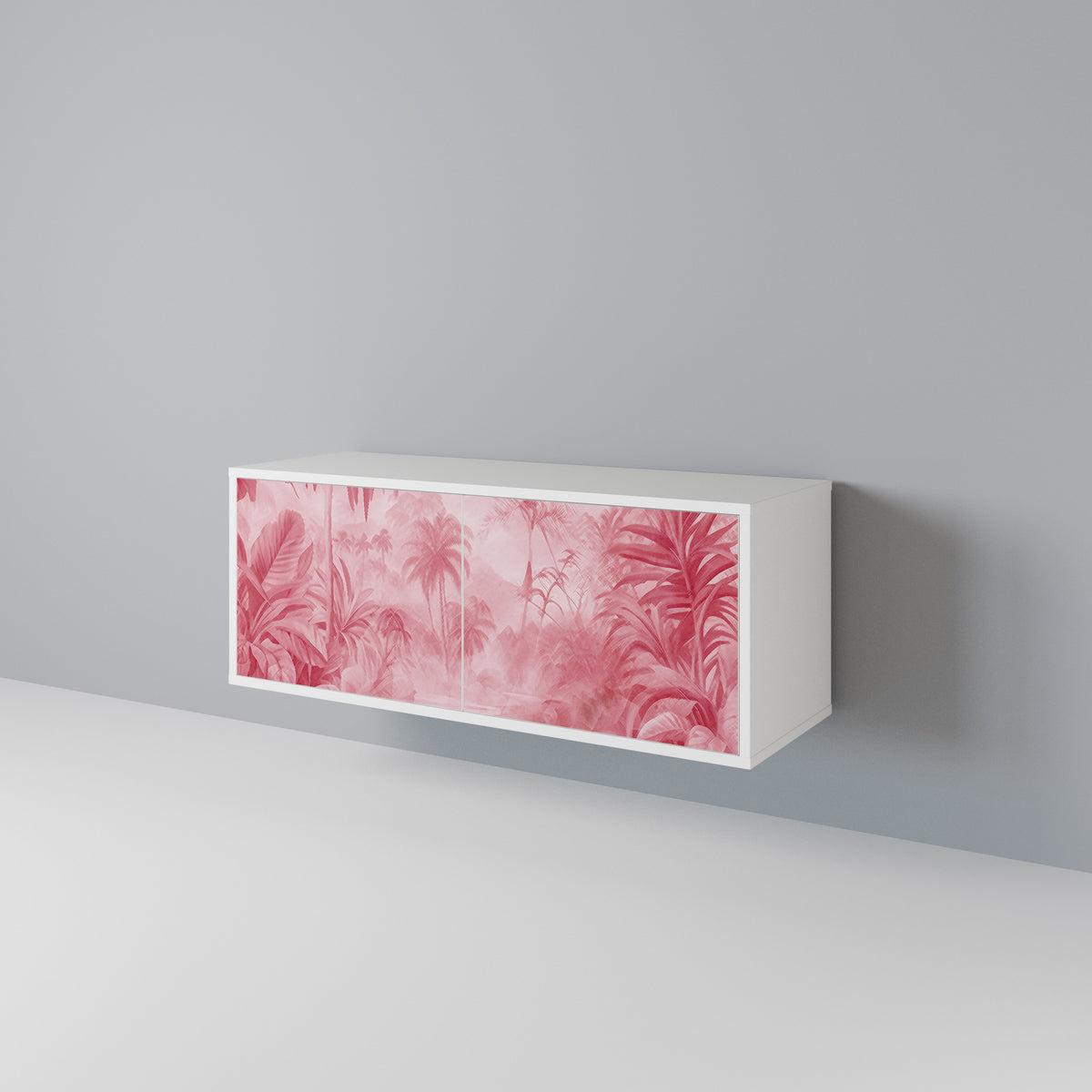 SWEET TROPICS Mueble de TV Compacto de 2 puertas