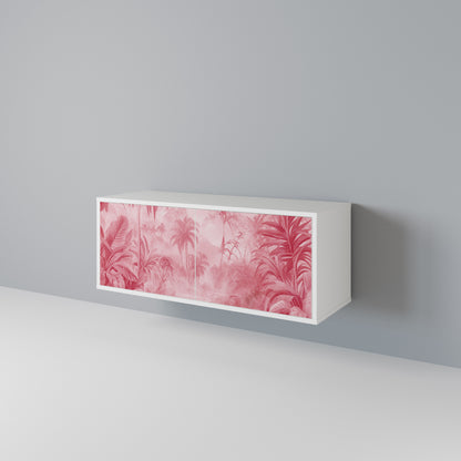 SWEET TROPICS Mueble de TV Compacto de 2 puertas