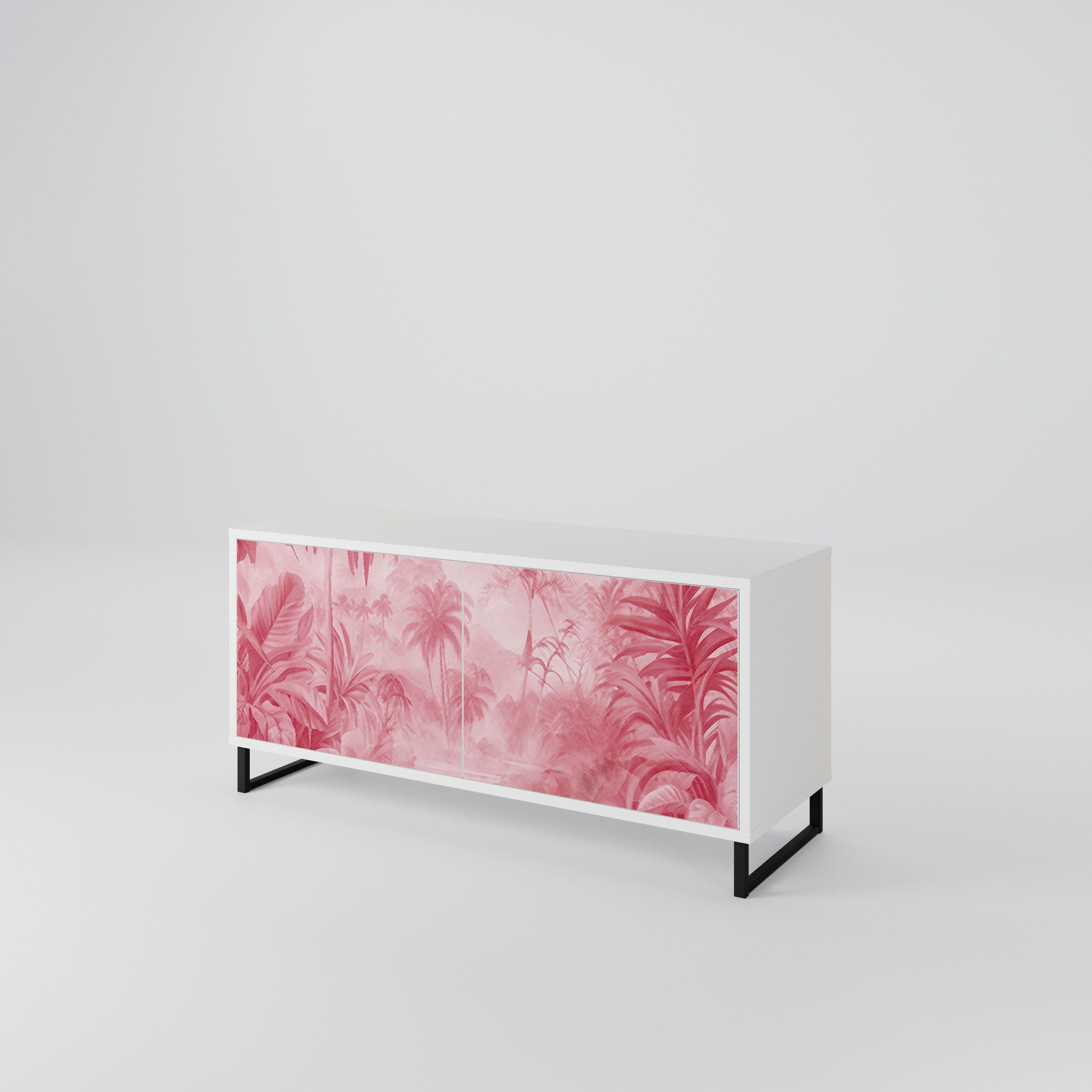 SWEET TROPICS Compact 2-Door TV Cabinet