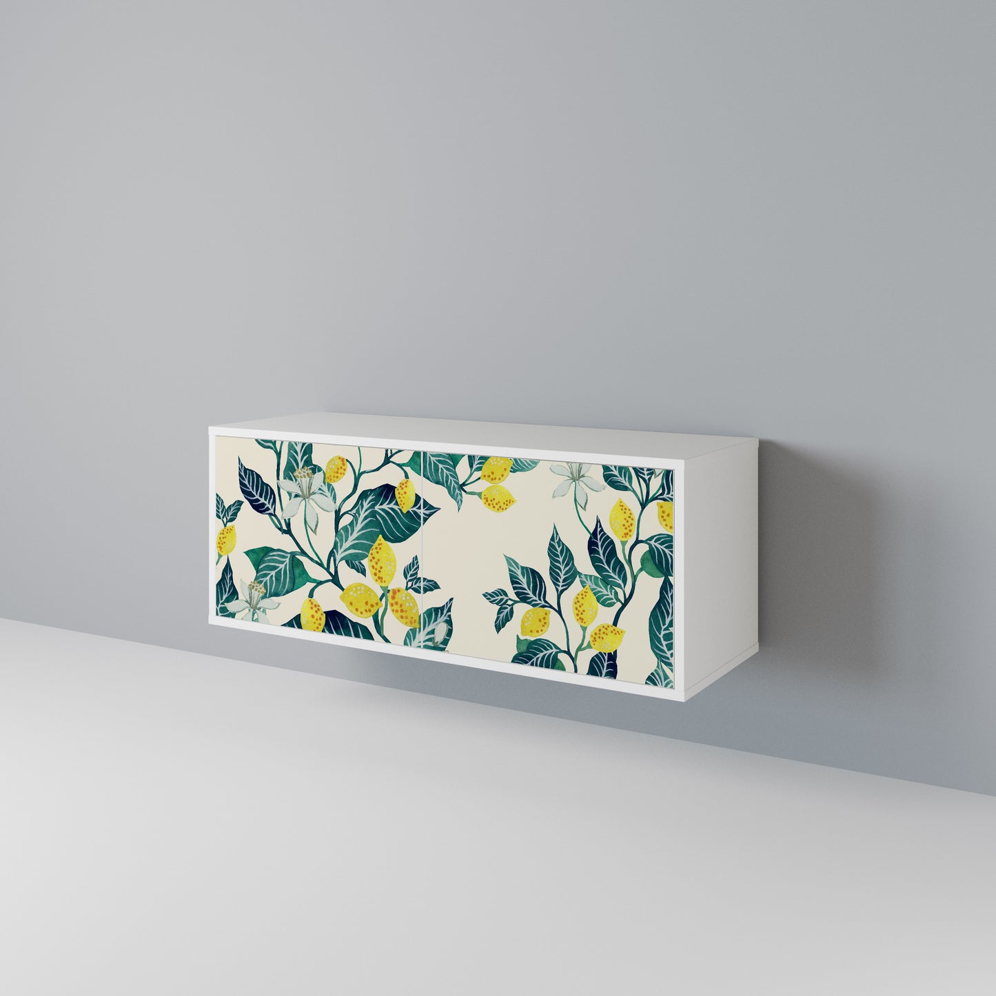 LEMON TREE Mueble de TV Compacto de 2 puertas