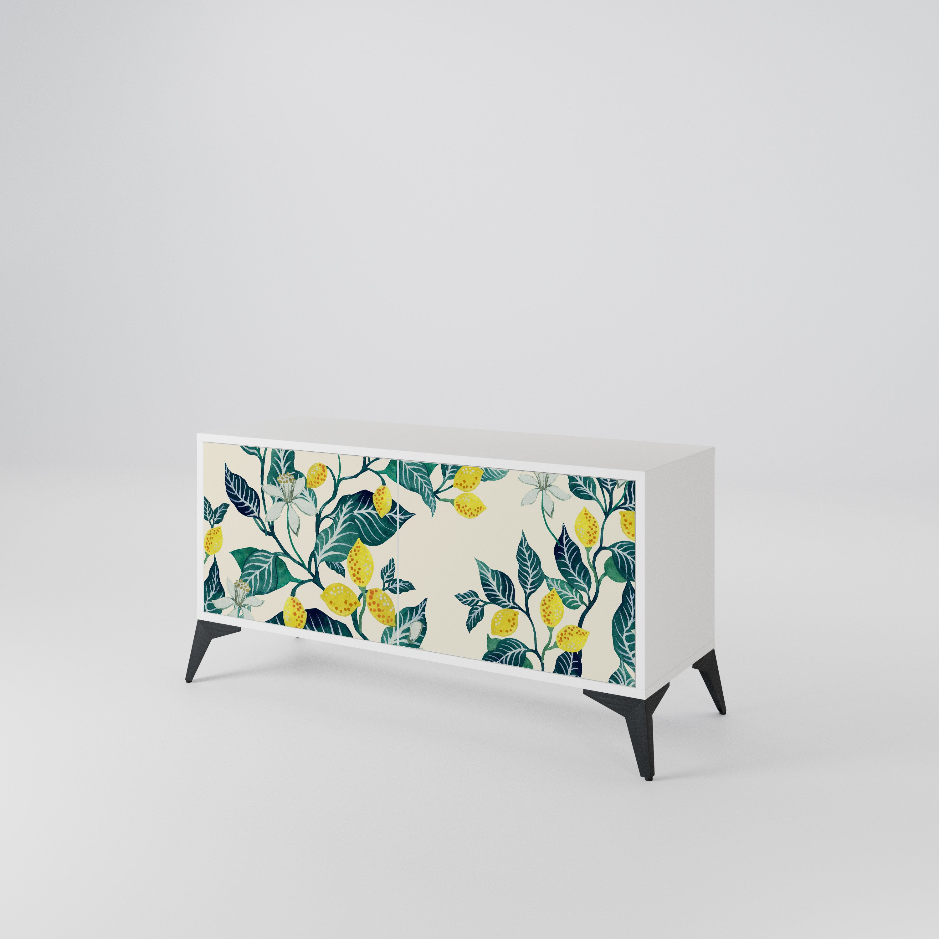 LEMON TREE Mueble de TV Compacto de 2 puertas