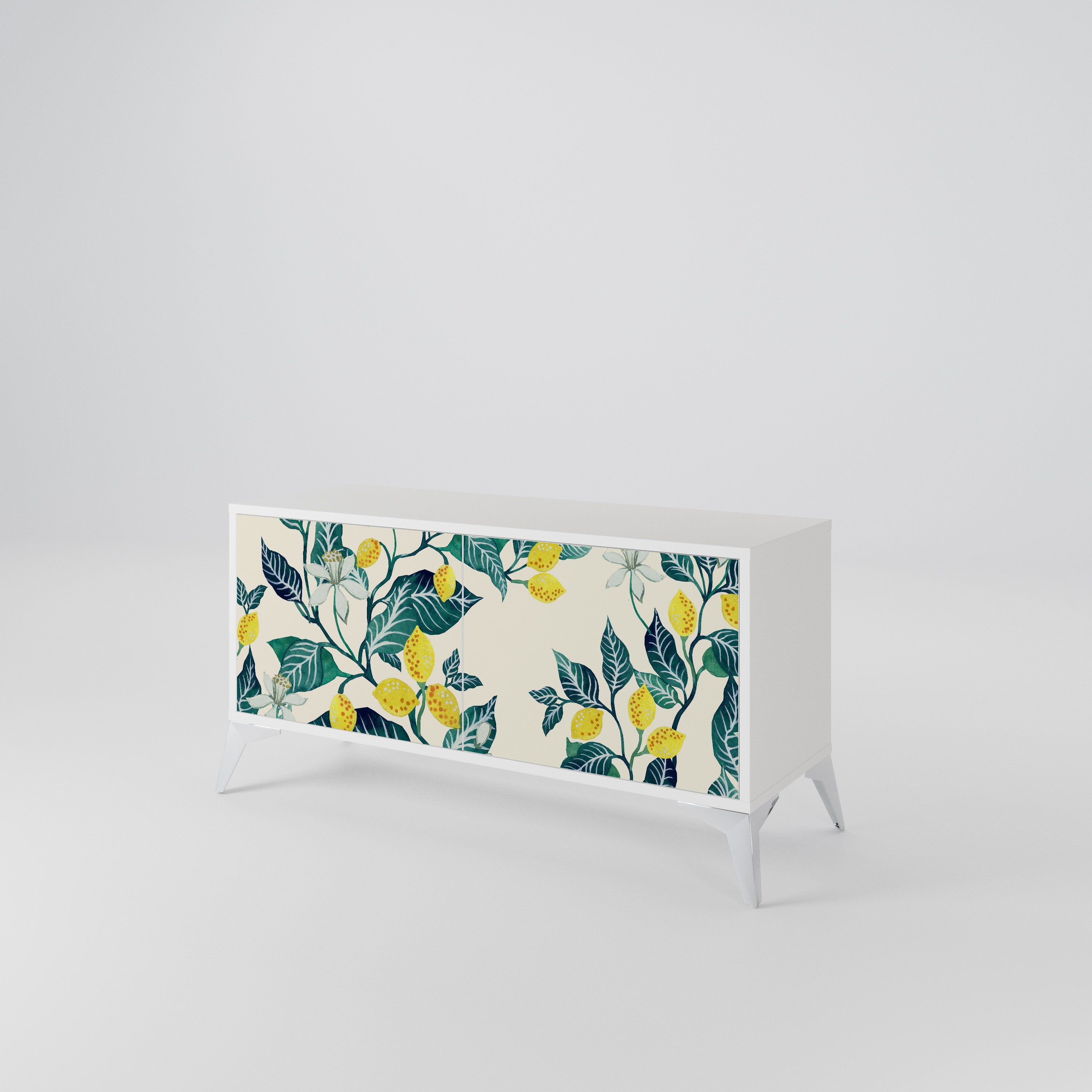 LEMON TREE Mueble de TV Compacto de 2 puertas