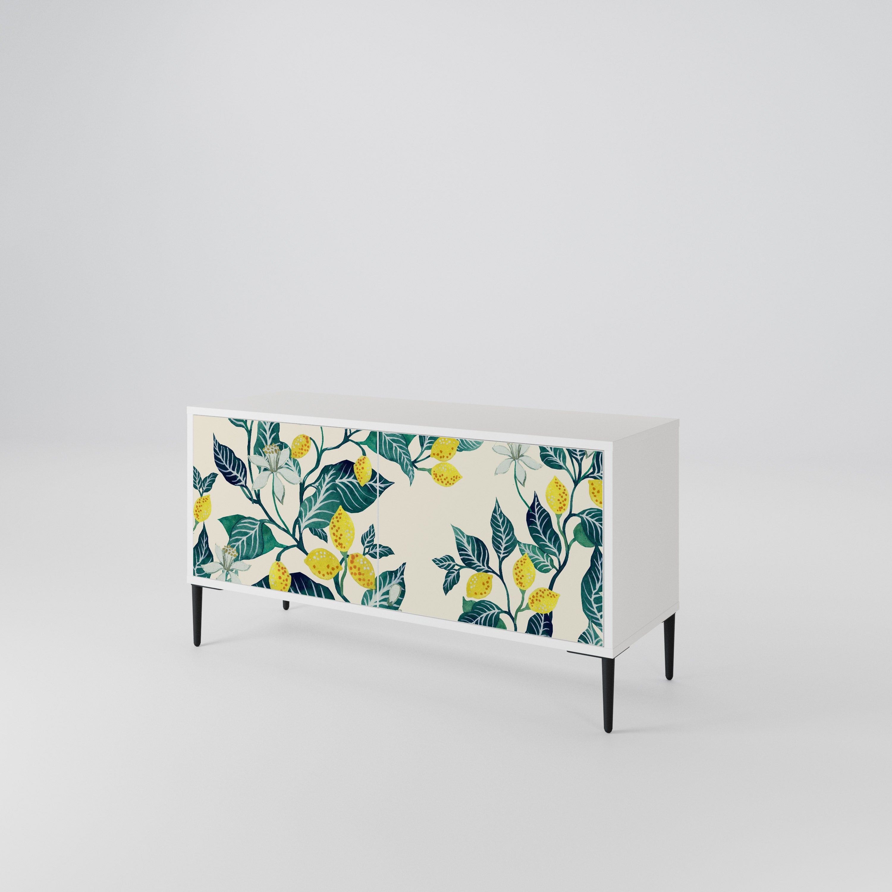 LEMON TREE Mueble de TV Compacto de 2 puertas