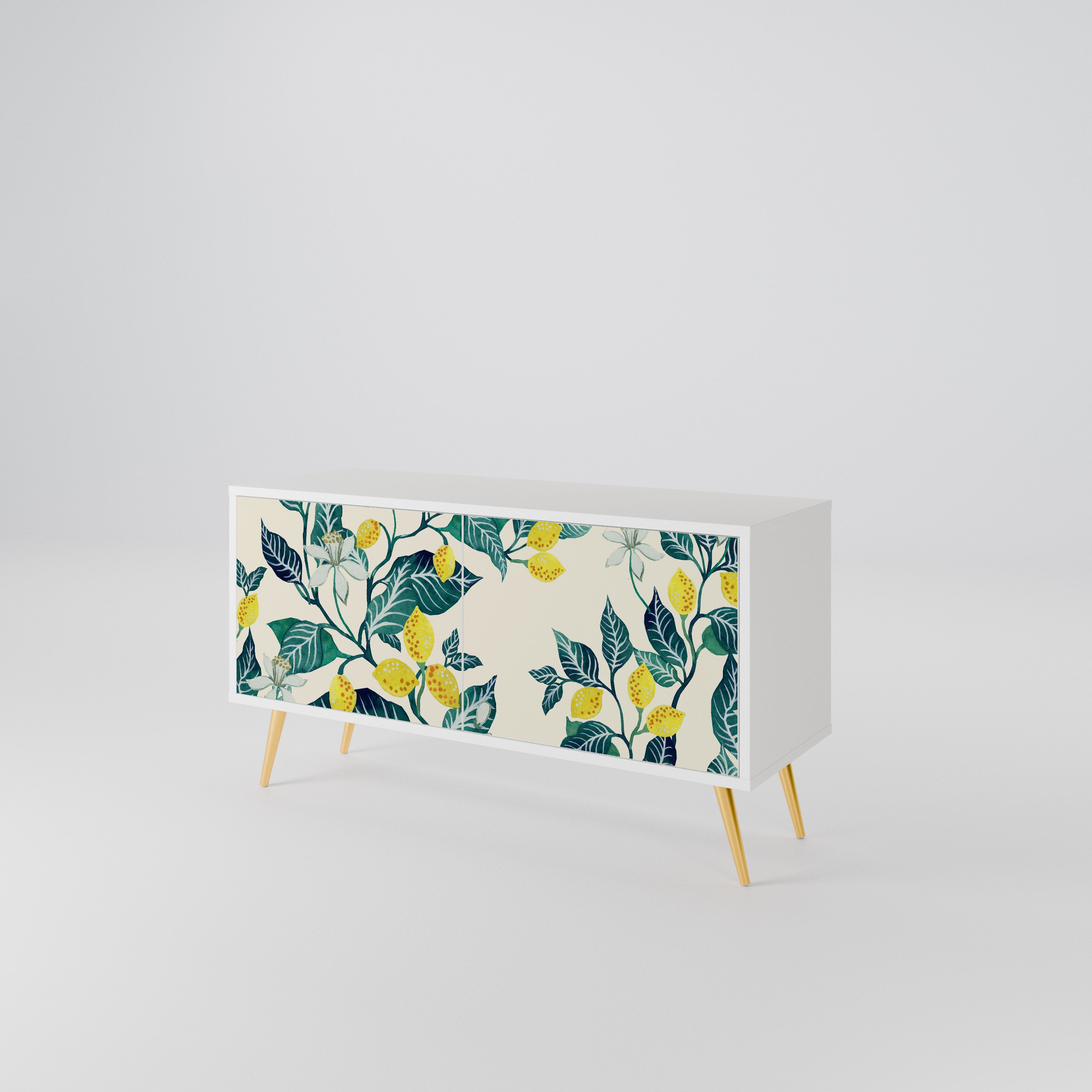 LEMON TREE Mueble de TV Compacto de 2 puertas