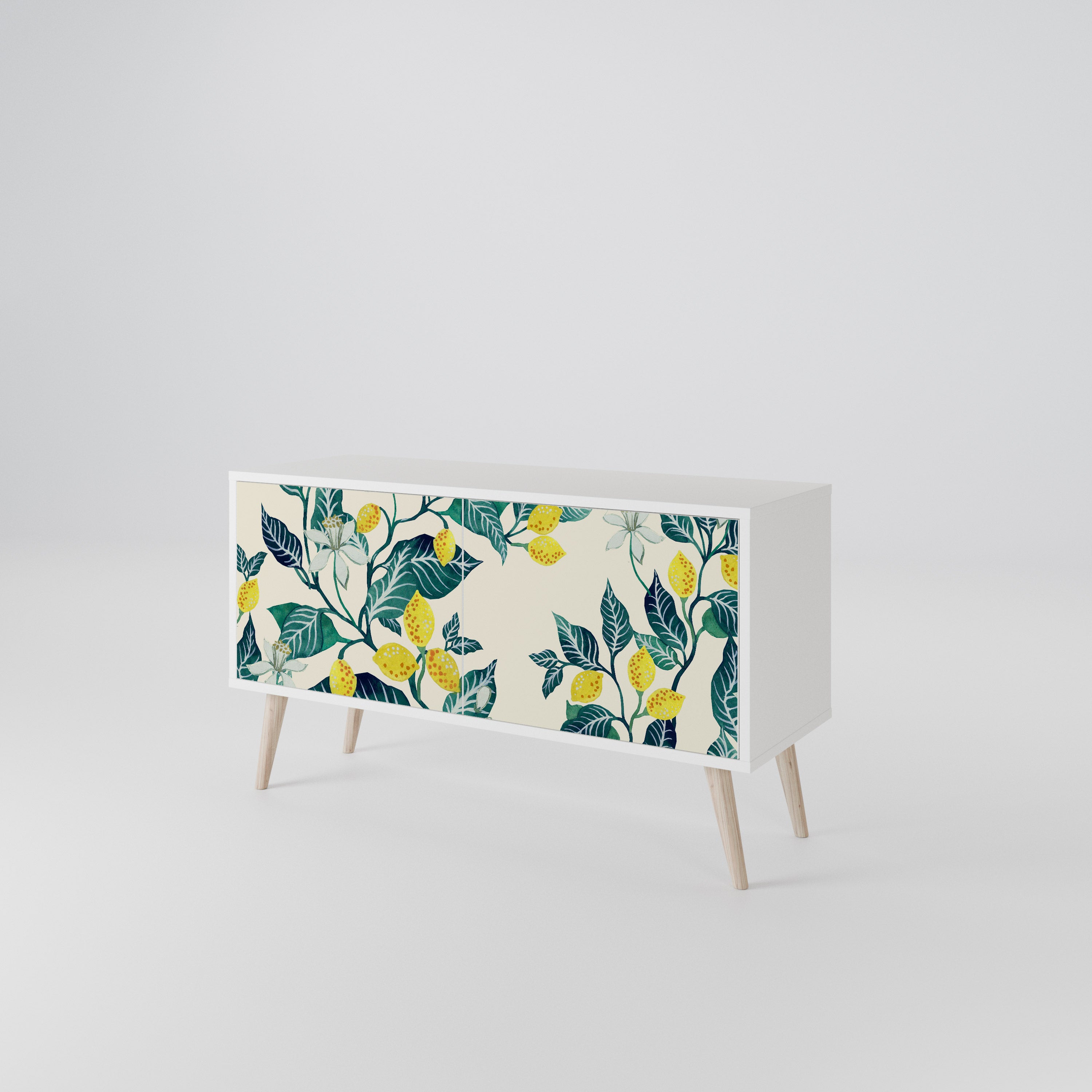 LEMON TREE Mueble de TV Compacto de 2 puertas