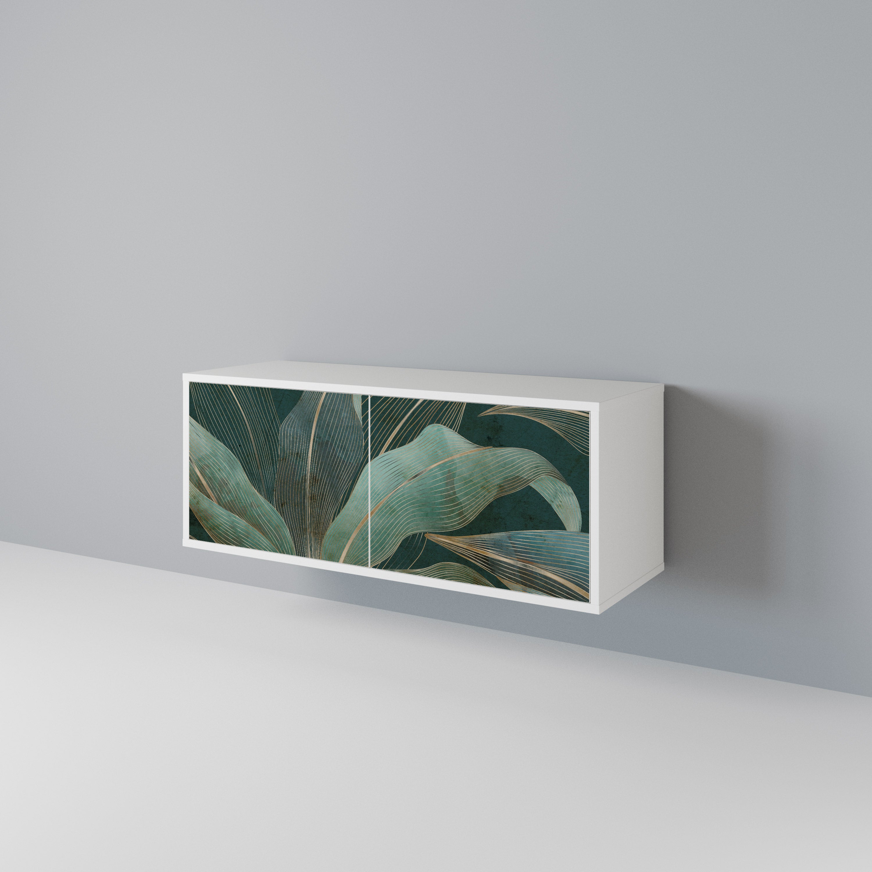 ROYAL GREEN Mueble de TV Compacto de 2 puertas