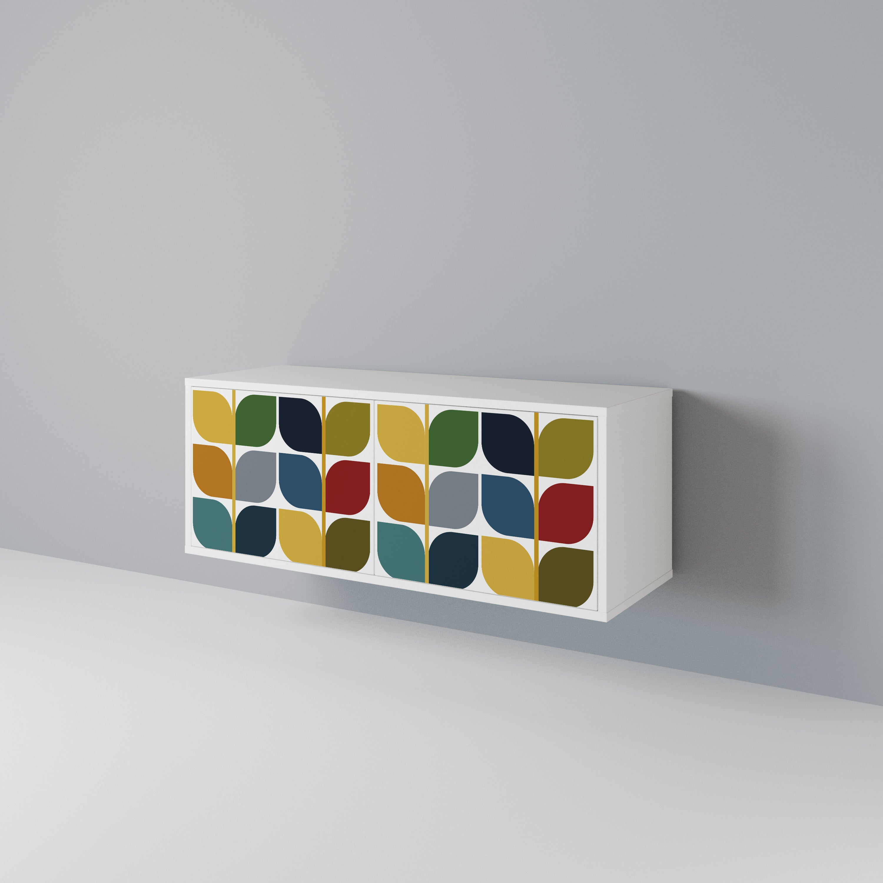 WEIGHTLESS HOURS Mueble de TV Compacto de 2 puertas