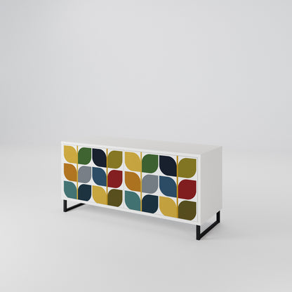 WEIGHTLESS HOURS Mueble de TV Compacto de 2 puertas