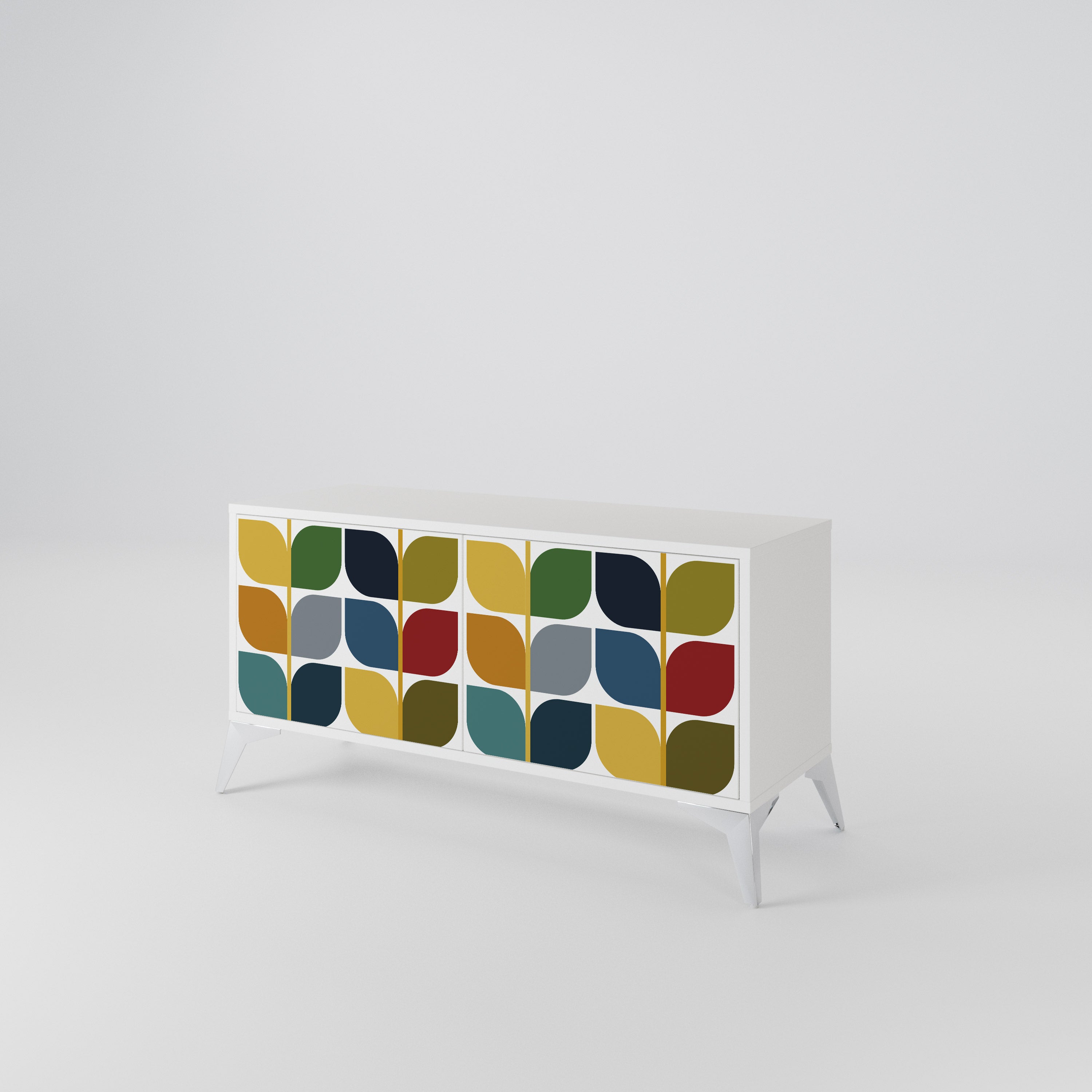 WEIGHTLESS HOURS Mueble de TV Compacto de 2 puertas