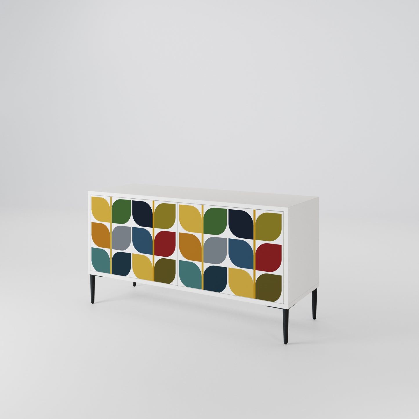 WEIGHTLESS HOURS Mueble de TV Compacto de 2 puertas
