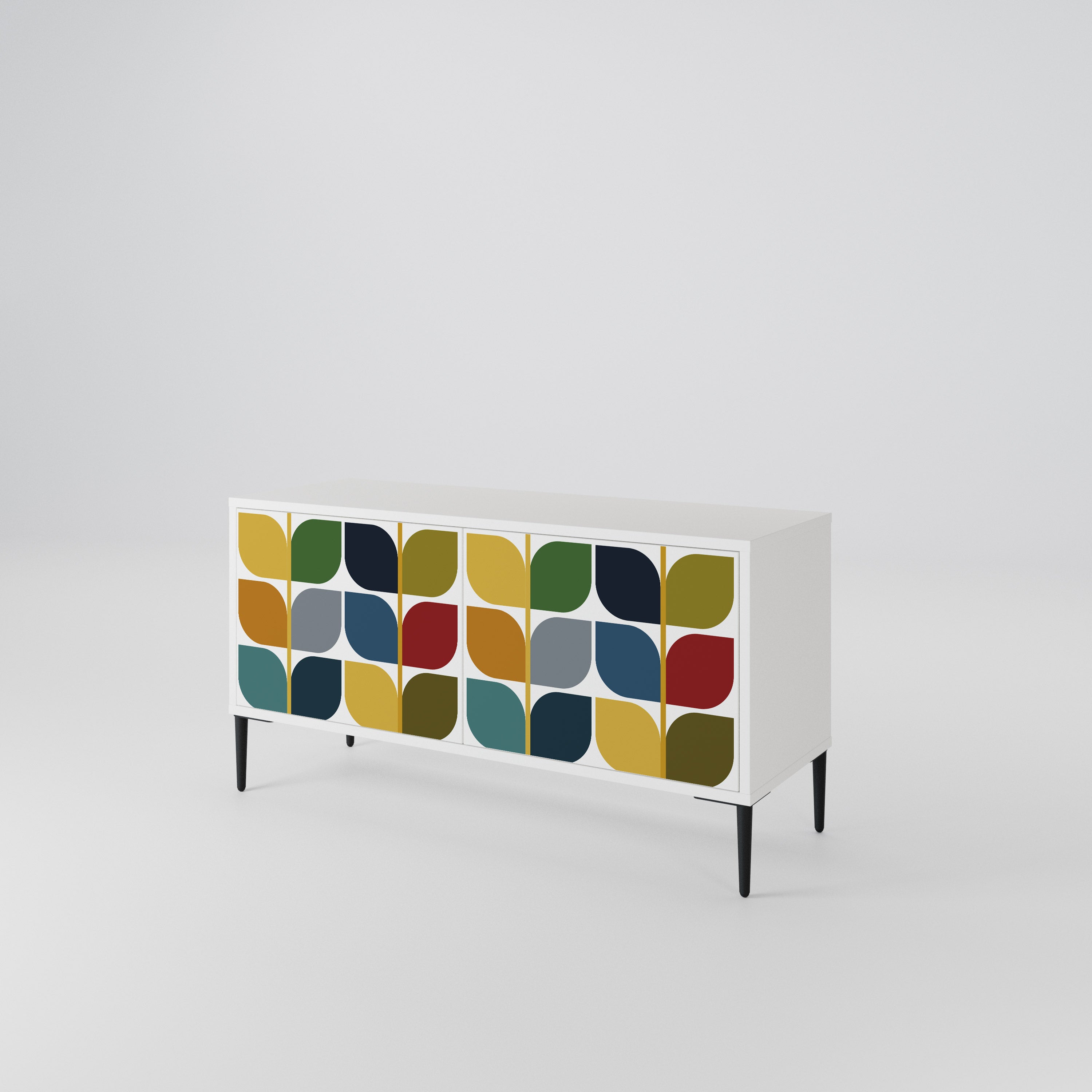 WEIGHTLESS HOURS Mueble de TV Compacto de 2 puertas