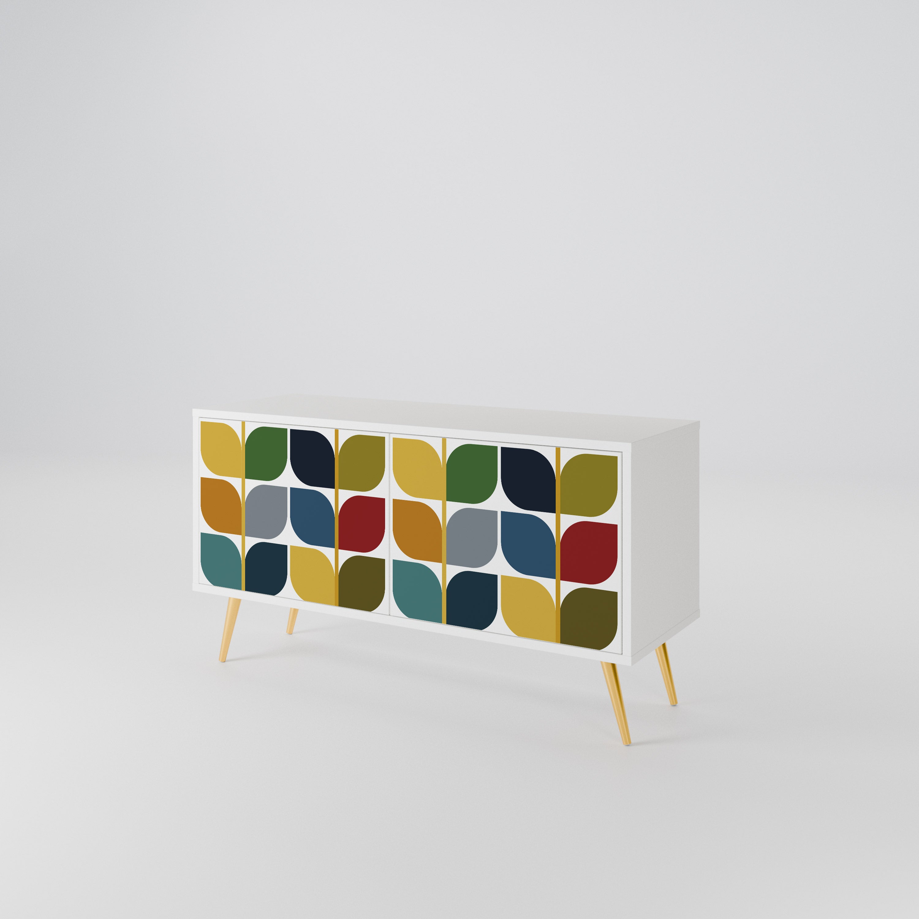 WEIGHTLESS HOURS Mueble de TV Compacto de 2 puertas
