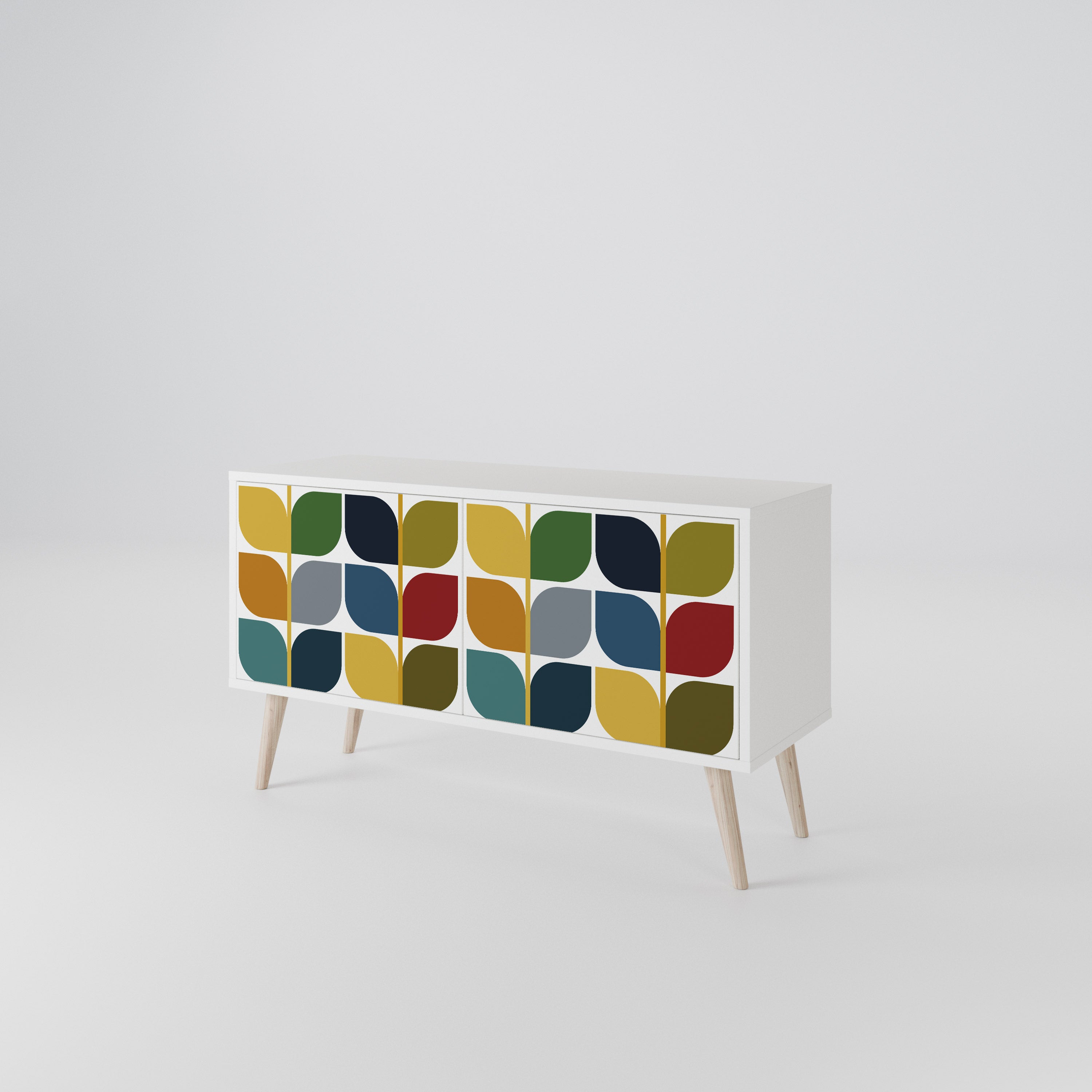 WEIGHTLESS HOURS Mueble de TV Compacto de 2 puertas