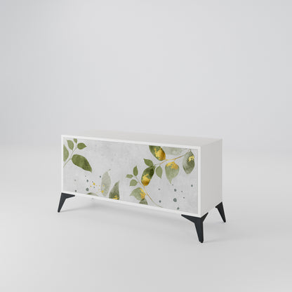 ELEGANT BOTANICS Mueble de TV Compacto de 2 puertas