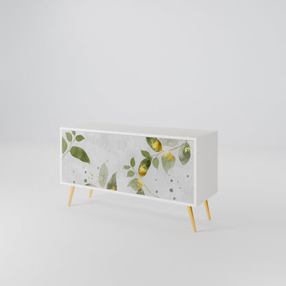 ELEGANT BOTANICS Mueble de TV Compacto de 2 puertas