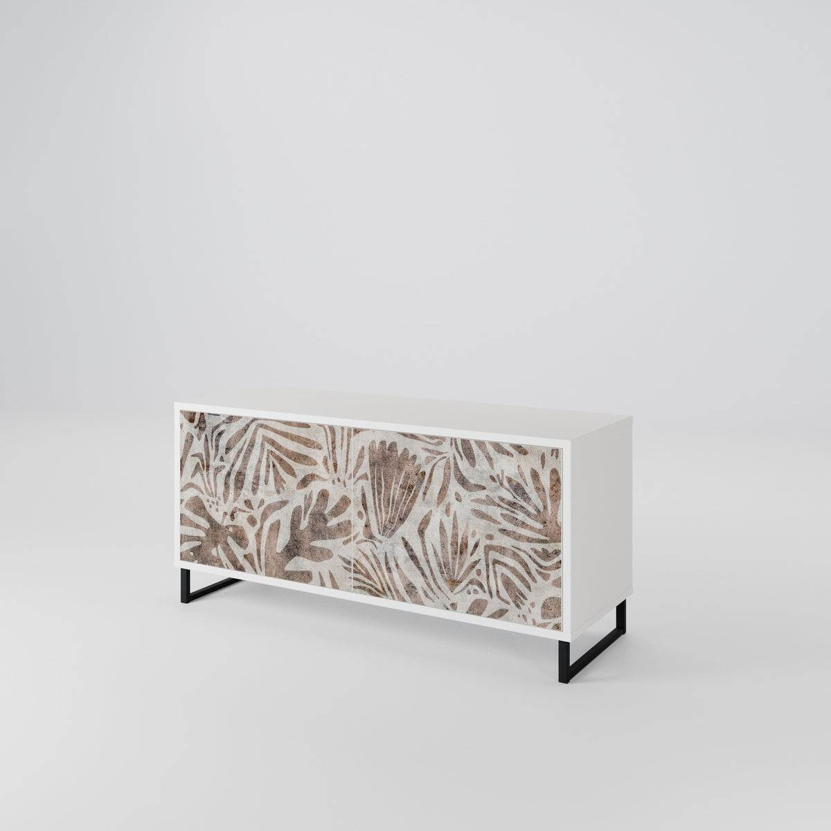 PASSING TIME Mueble de TV Compacto de 2 puertas