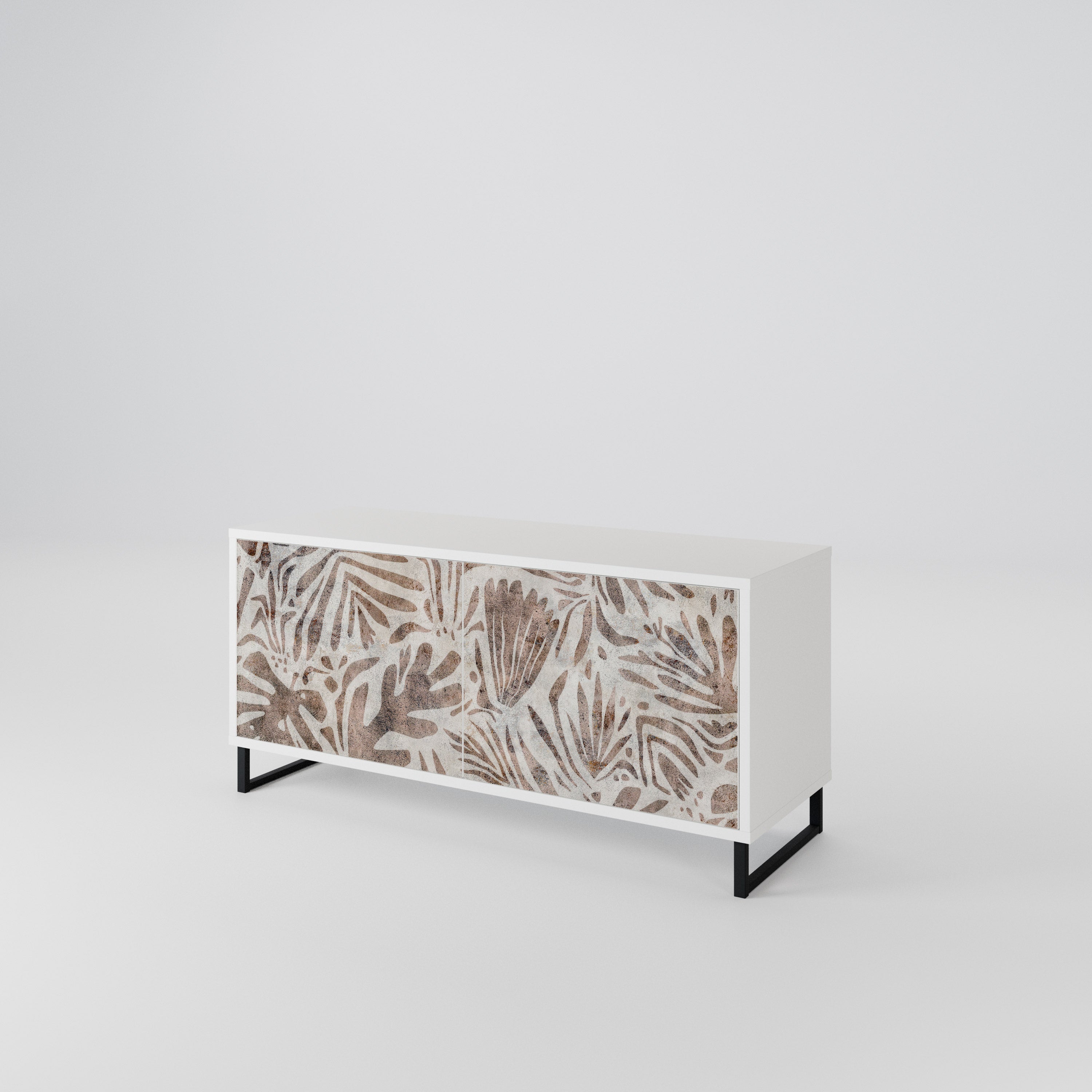 PASSING TIME Mueble de TV Compacto de 2 puertas
