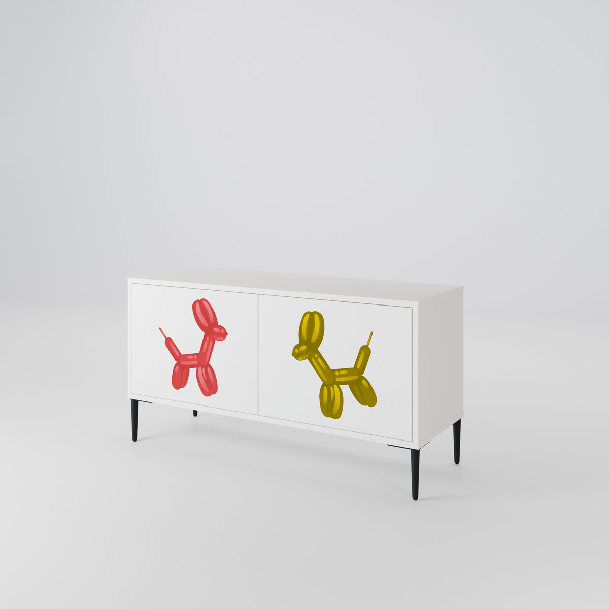 CHILDHOOD MEMORY Mueble de TV Compacto de 2 puertas