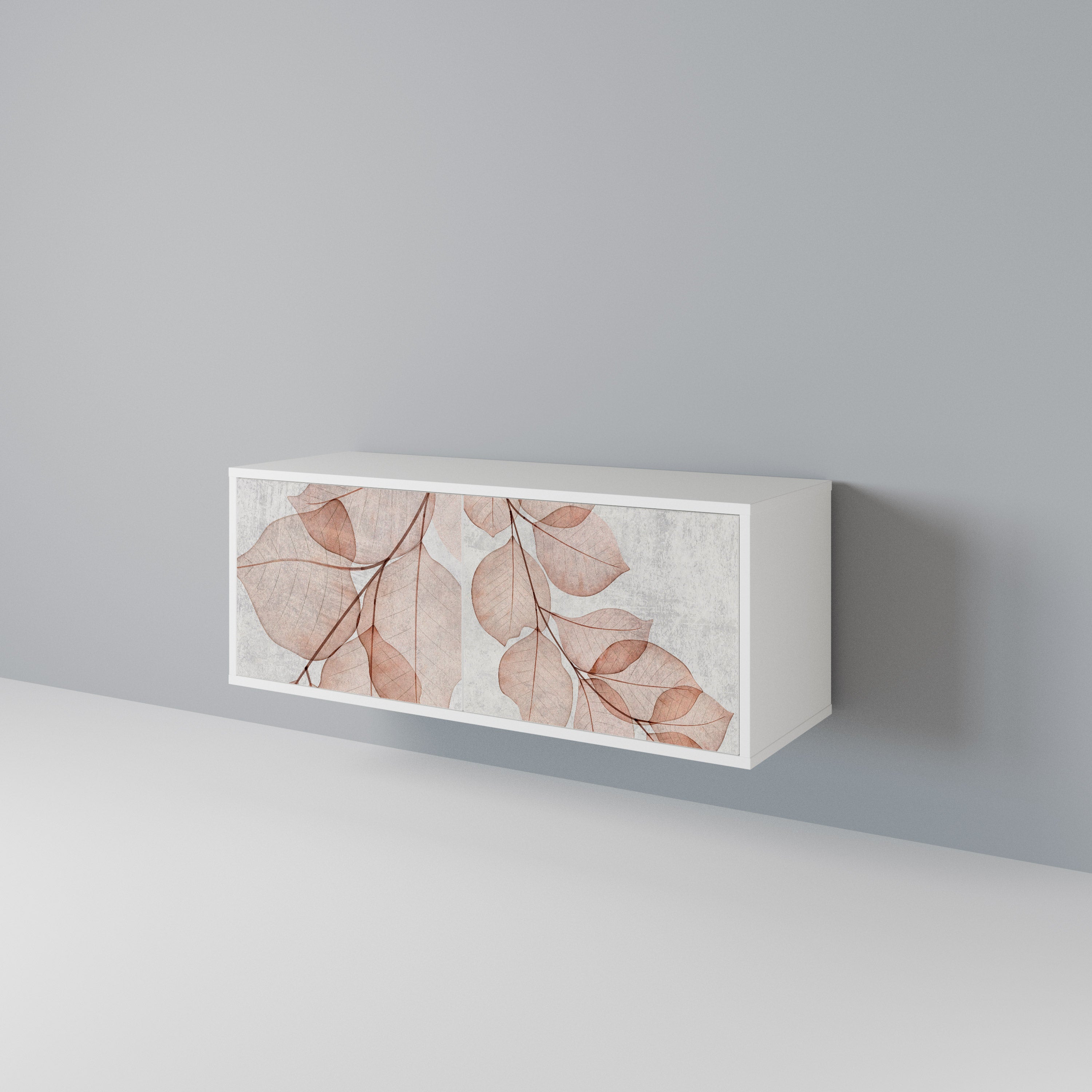 AUTUMN FRAGILITY Mueble de TV Compacto de 2 puertas