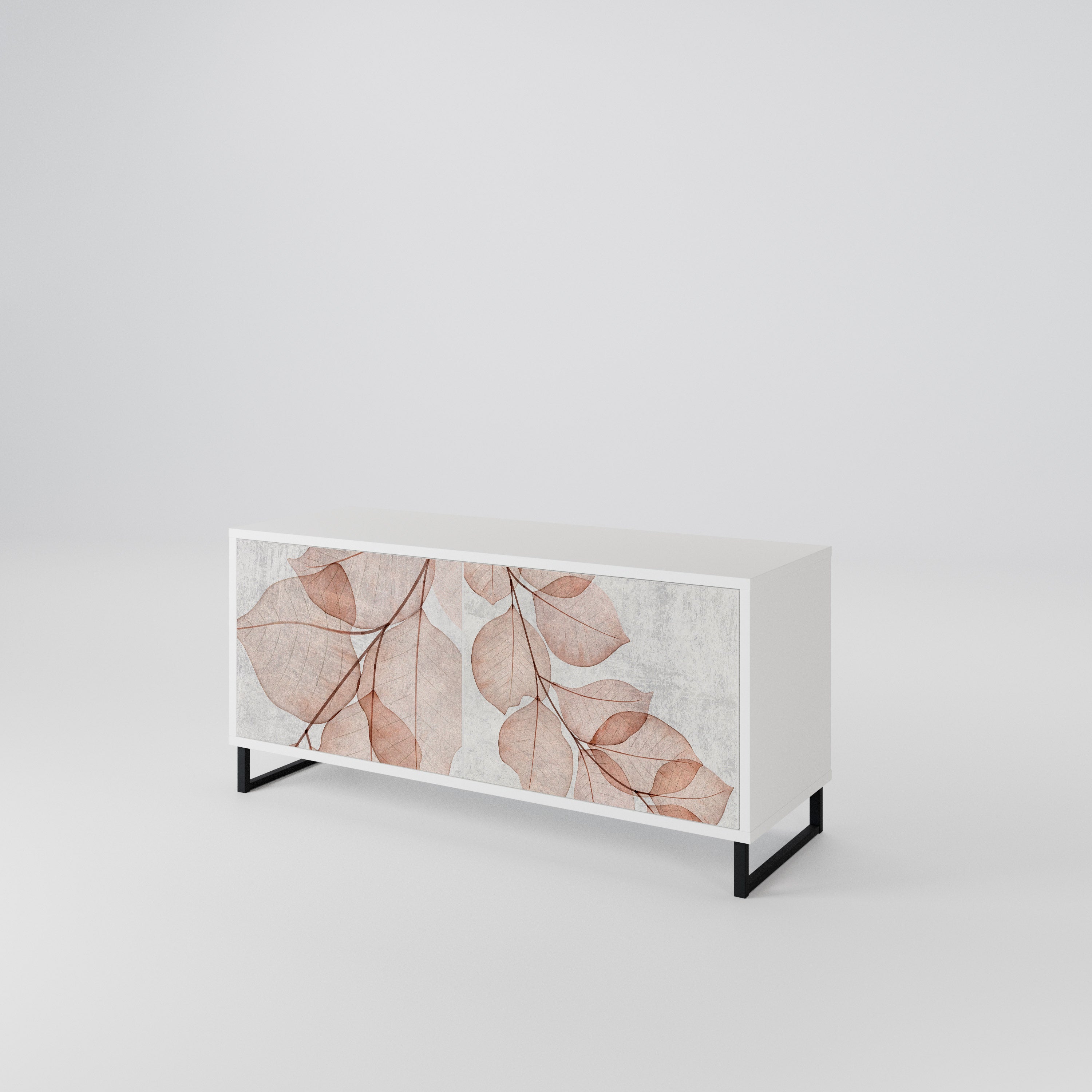 AUTUMN FRAGILITY Mueble de TV Compacto de 2 puertas