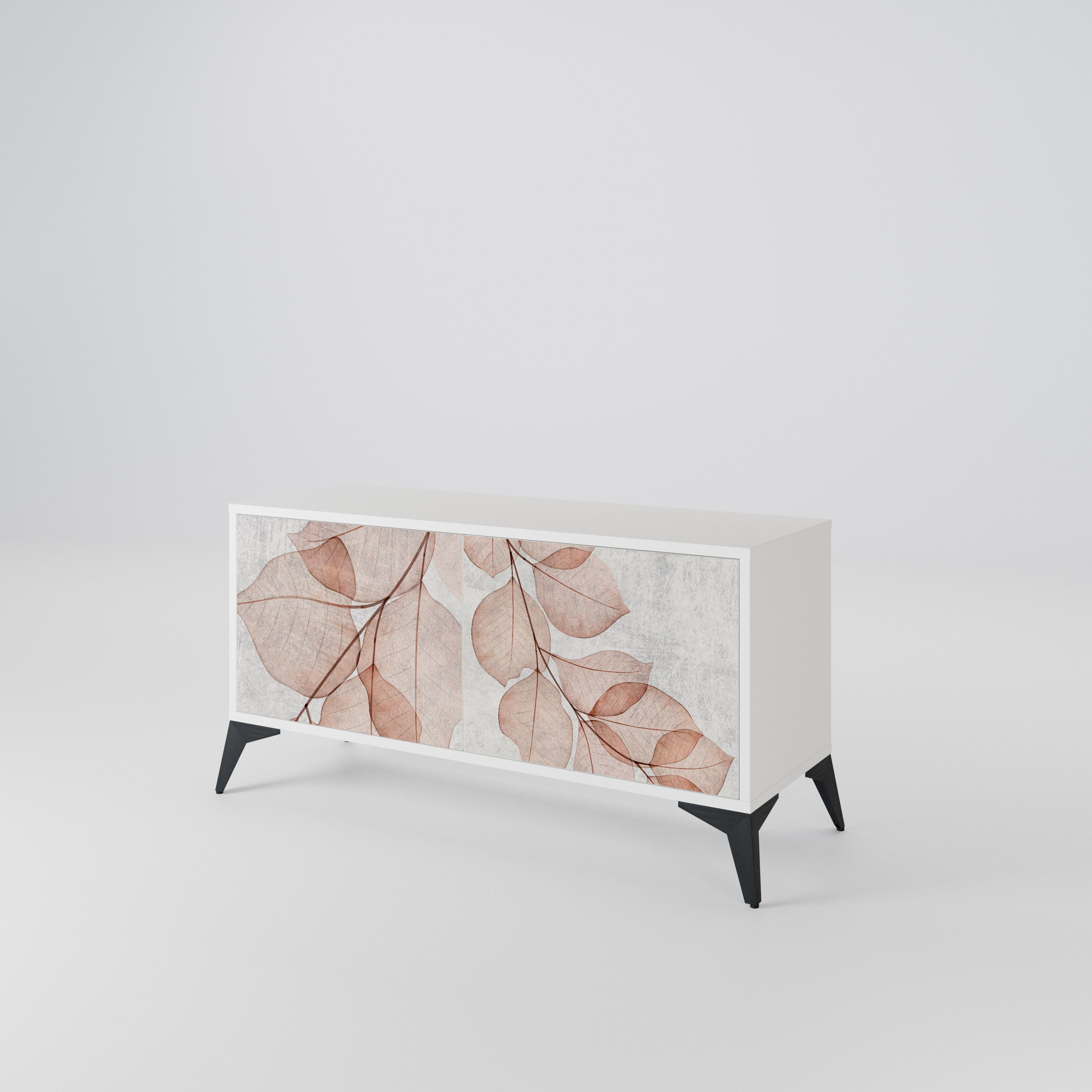 AUTUMN FRAGILITY Mueble de TV Compacto de 2 puertas