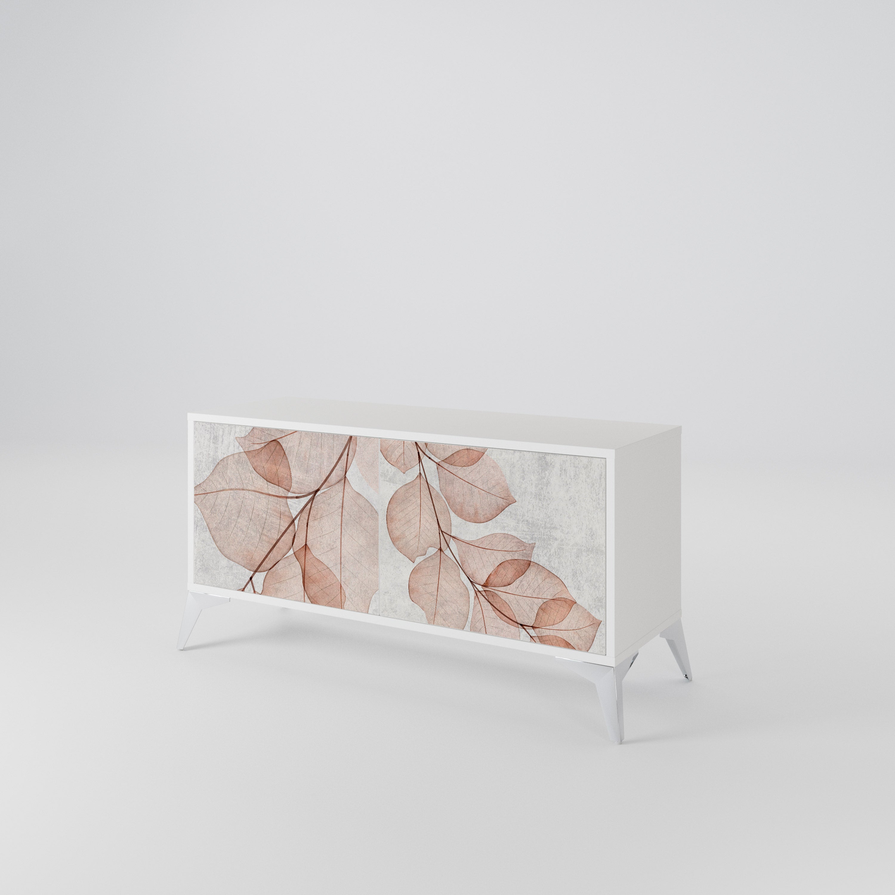 AUTUMN FRAGILITY Mueble de TV Compacto de 2 puertas