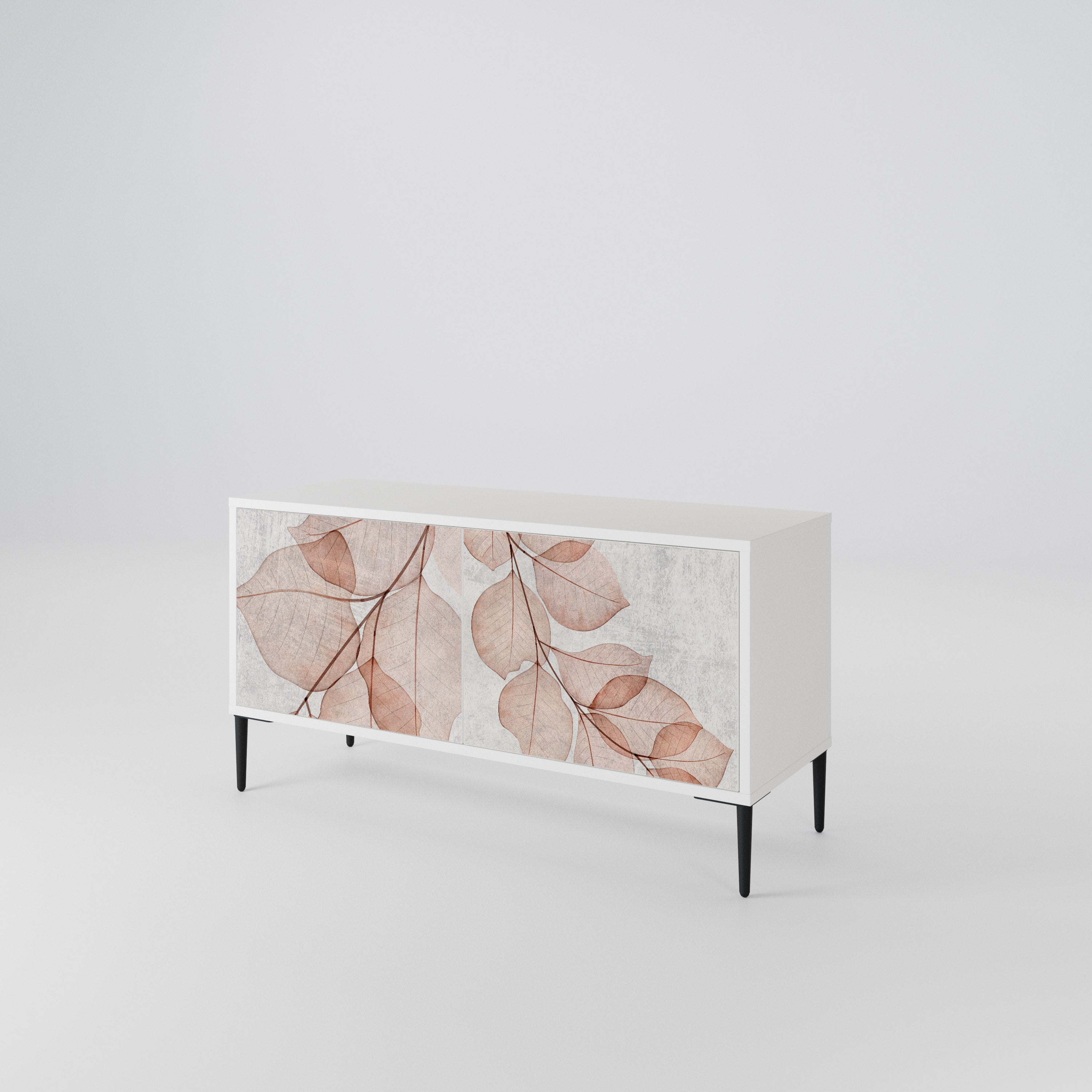 AUTUMN FRAGILITY Mueble de TV Compacto de 2 puertas