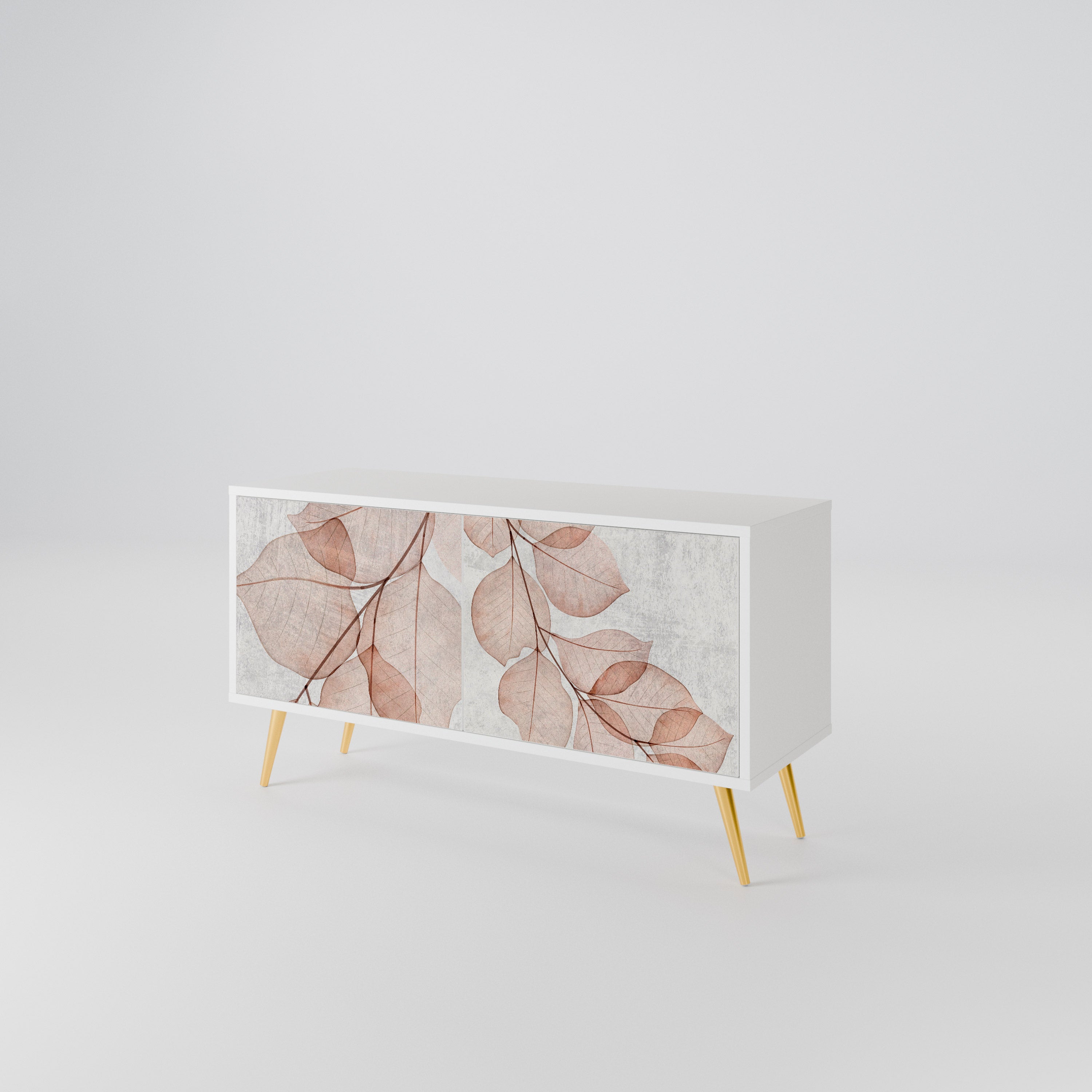 AUTUMN FRAGILITY Mueble de TV Compacto de 2 puertas