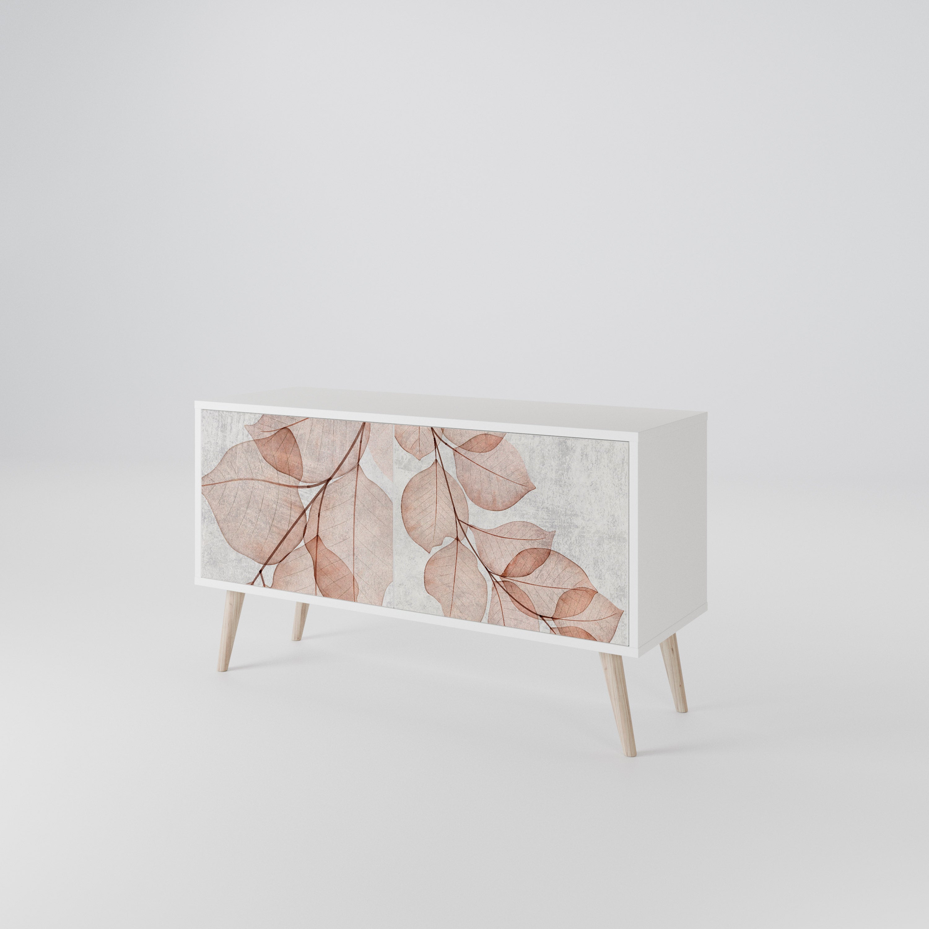 AUTUMN FRAGILITY Mueble de TV Compacto de 2 puertas