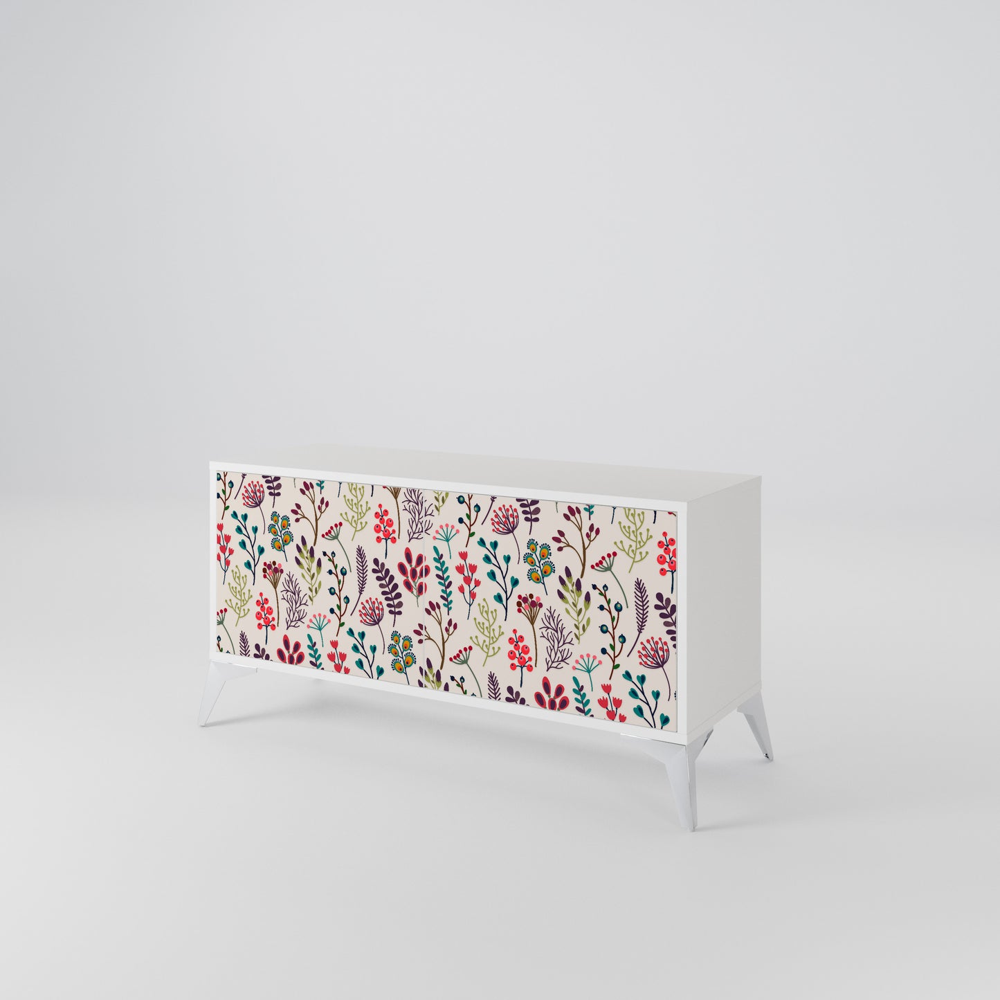 AUTUMN SUNDRIES Mueble de TV Compacto de 2 puertas