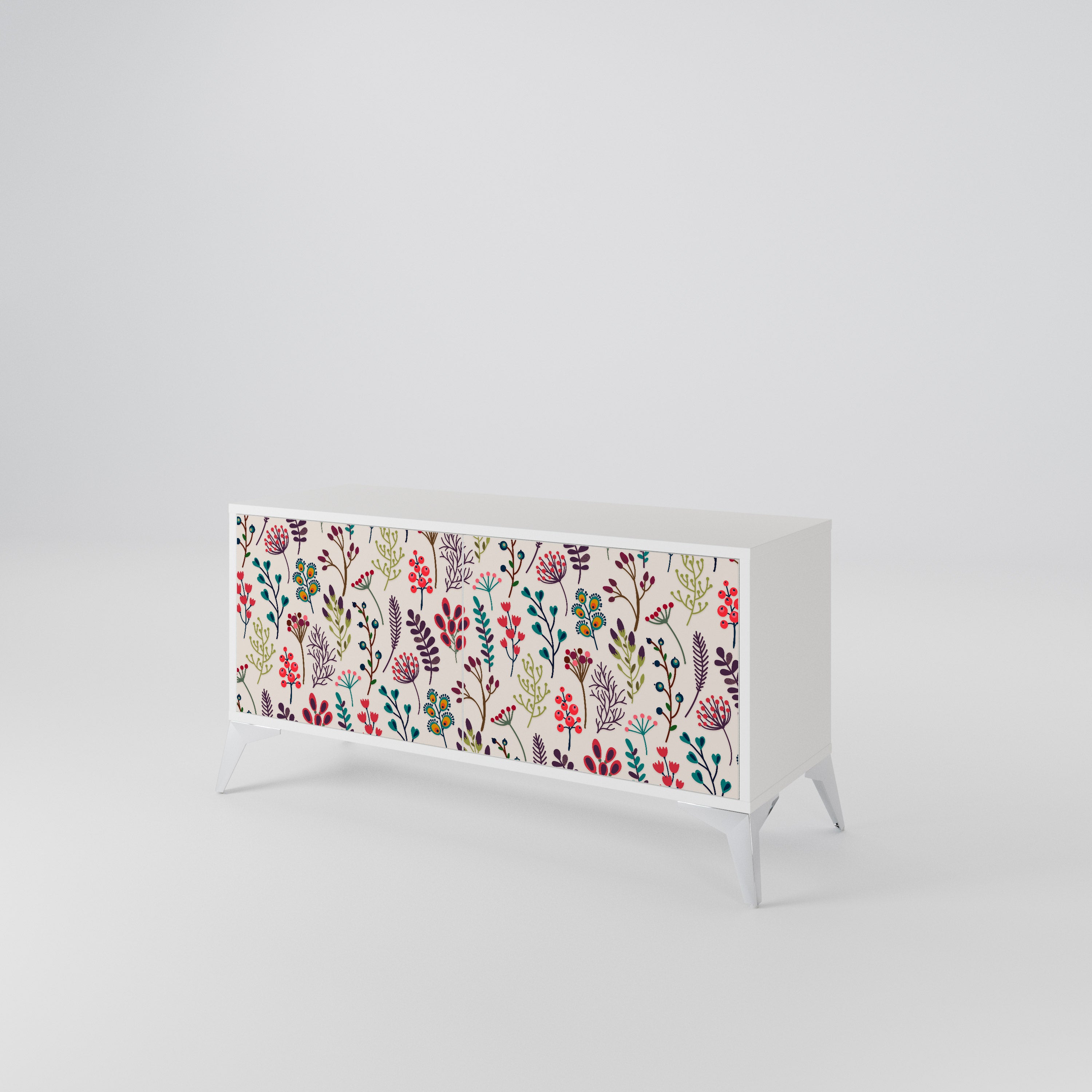 AUTUMN SUNDRIES Mueble de TV Compacto de 2 puertas