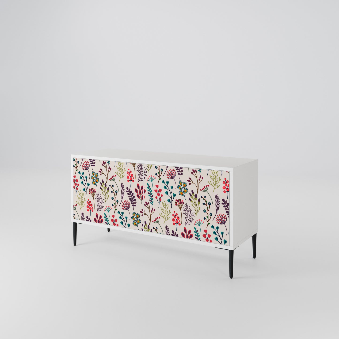 AUTUMN SUNDRIES Mueble de TV Compacto de 2 puertas