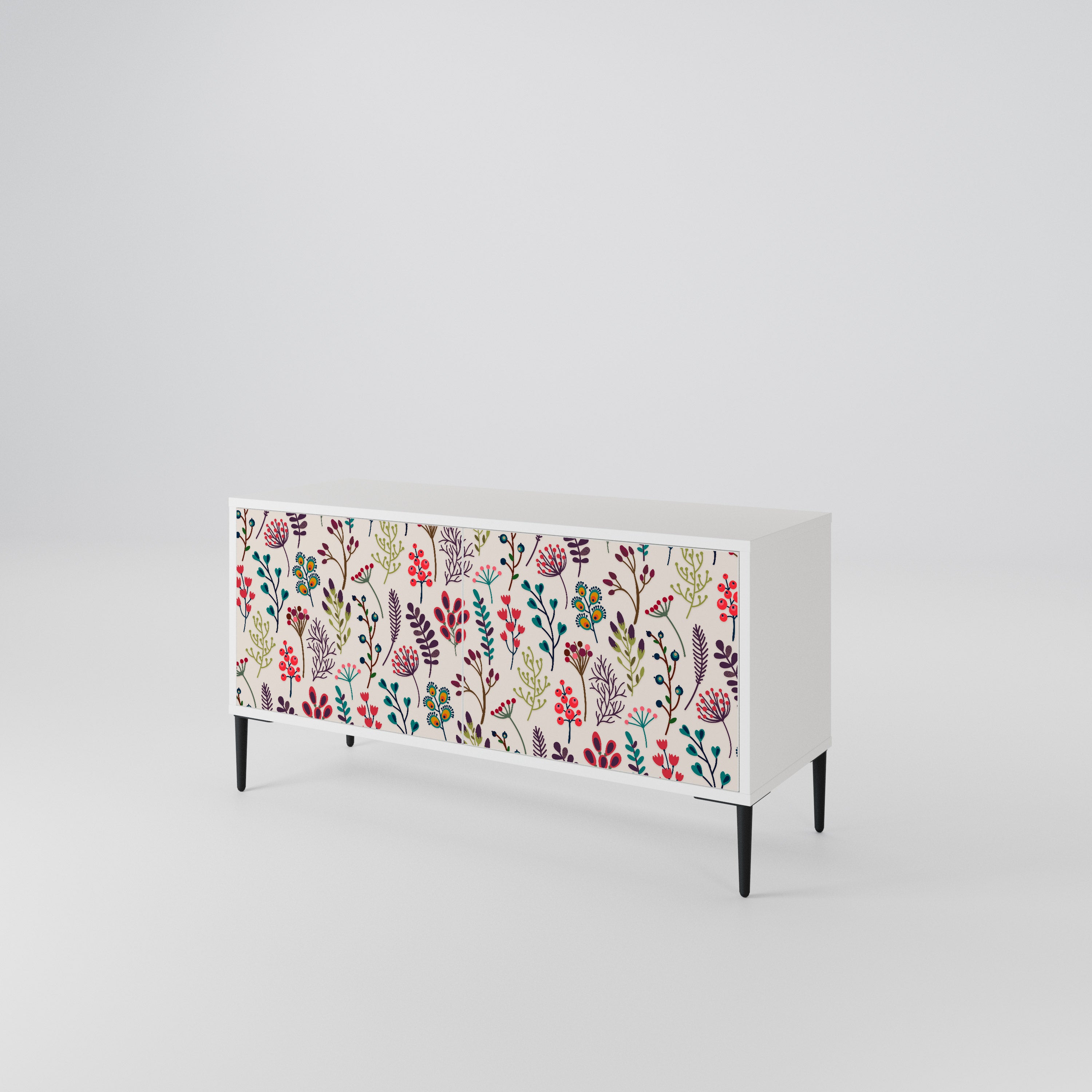 AUTUMN SUNDRIES Mueble de TV Compacto de 2 puertas