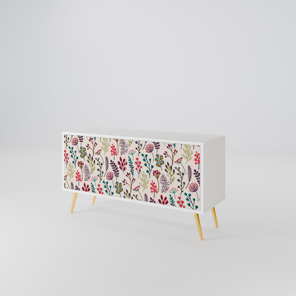 AUTUMN SUNDRIES Mueble de TV Compacto de 2 puertas