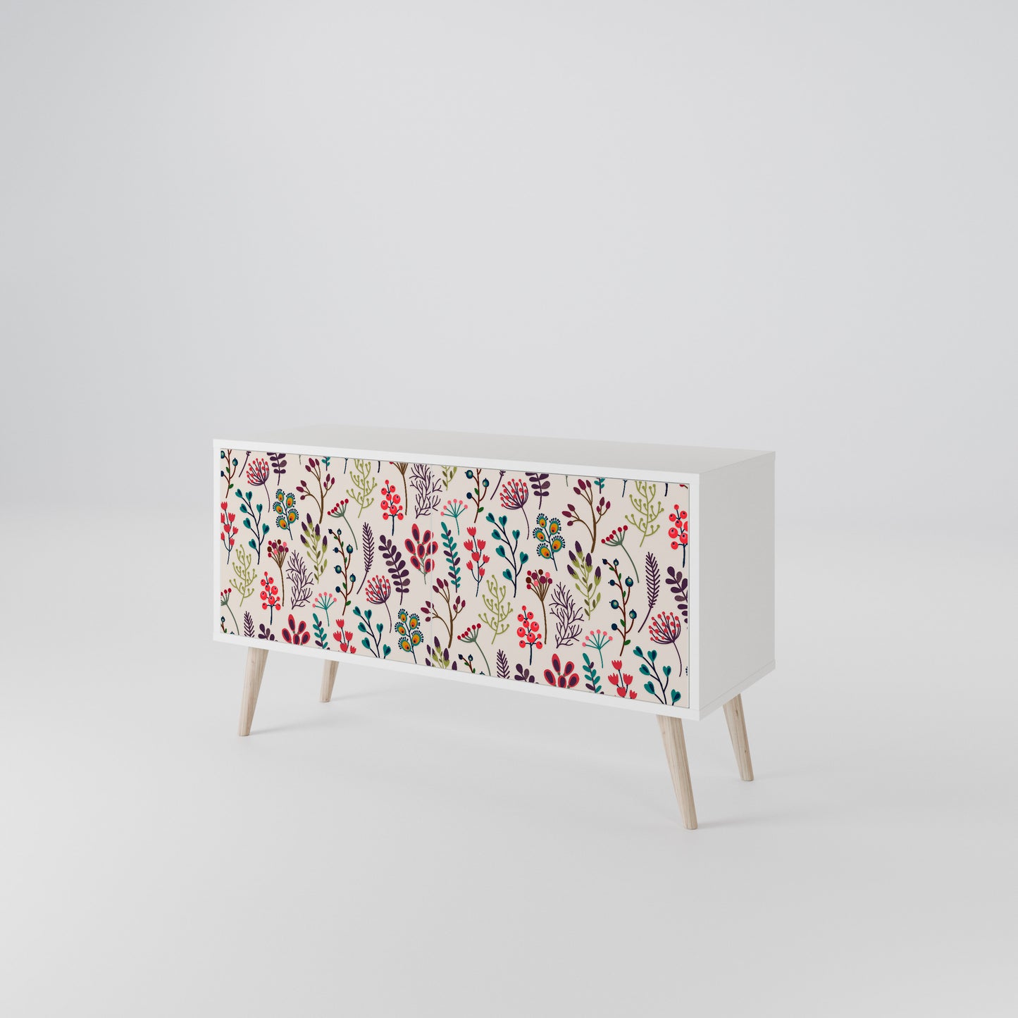AUTUMN SUNDRIES Mueble de TV Compacto de 2 puertas