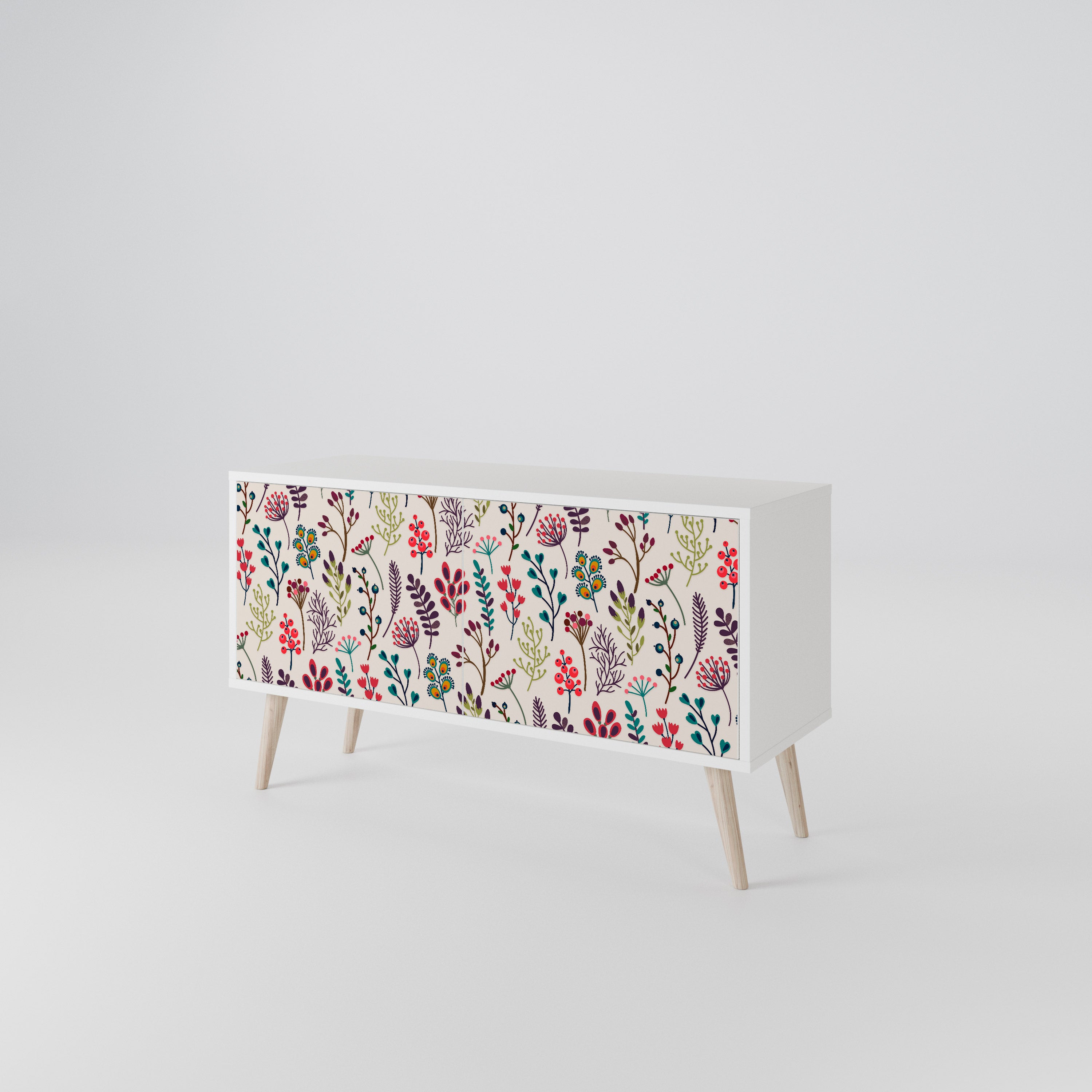 AUTUMN SUNDRIES Mueble de TV Compacto de 2 puertas